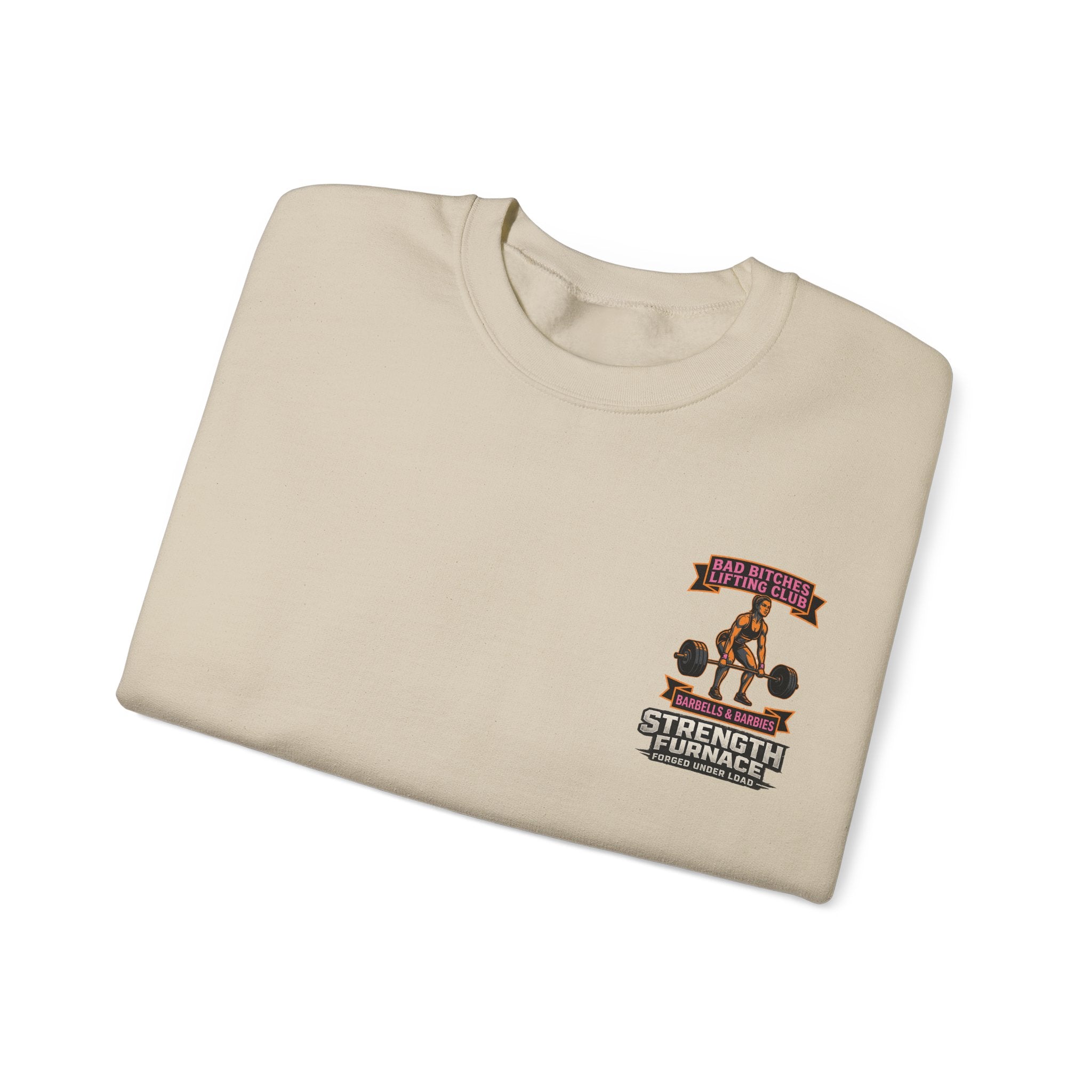 Bad Bitches Lifting Club Sweatshirt —  "Deadlifts & Daiquiris" Gym Crewneck