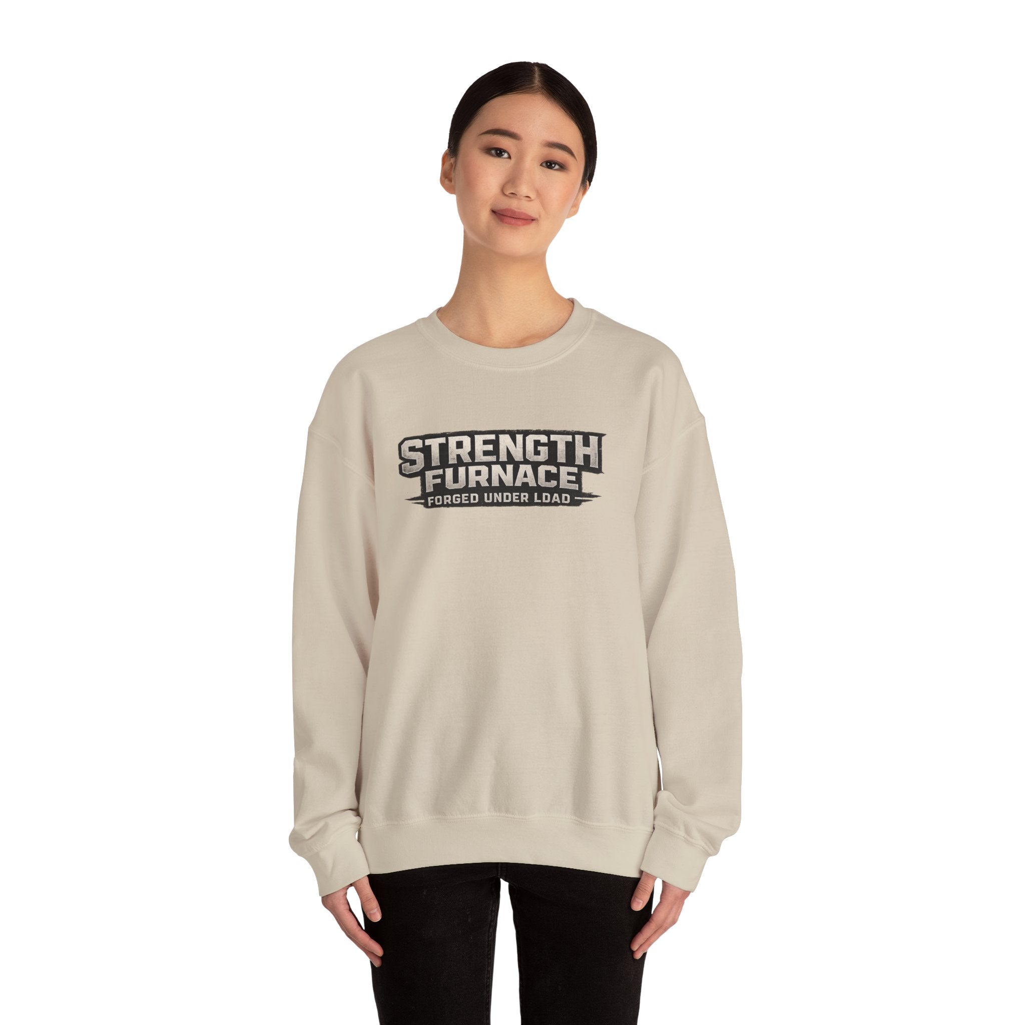 Crewneck Sweatshirt — Strength Furnace “We Lifting Joog” Weightlifting Graphic