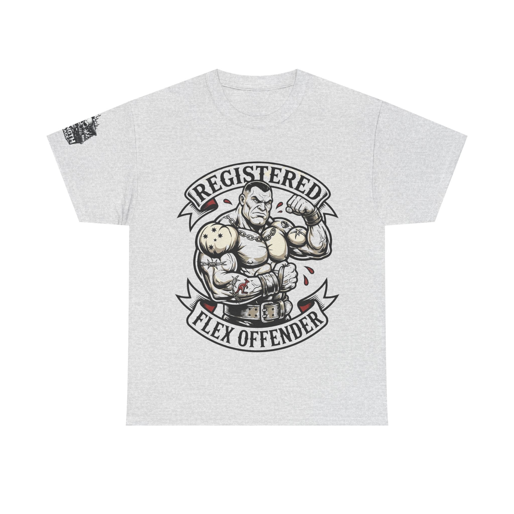 Registered Flex Offender T-Shirt — Strength Furnace Gym Tee
