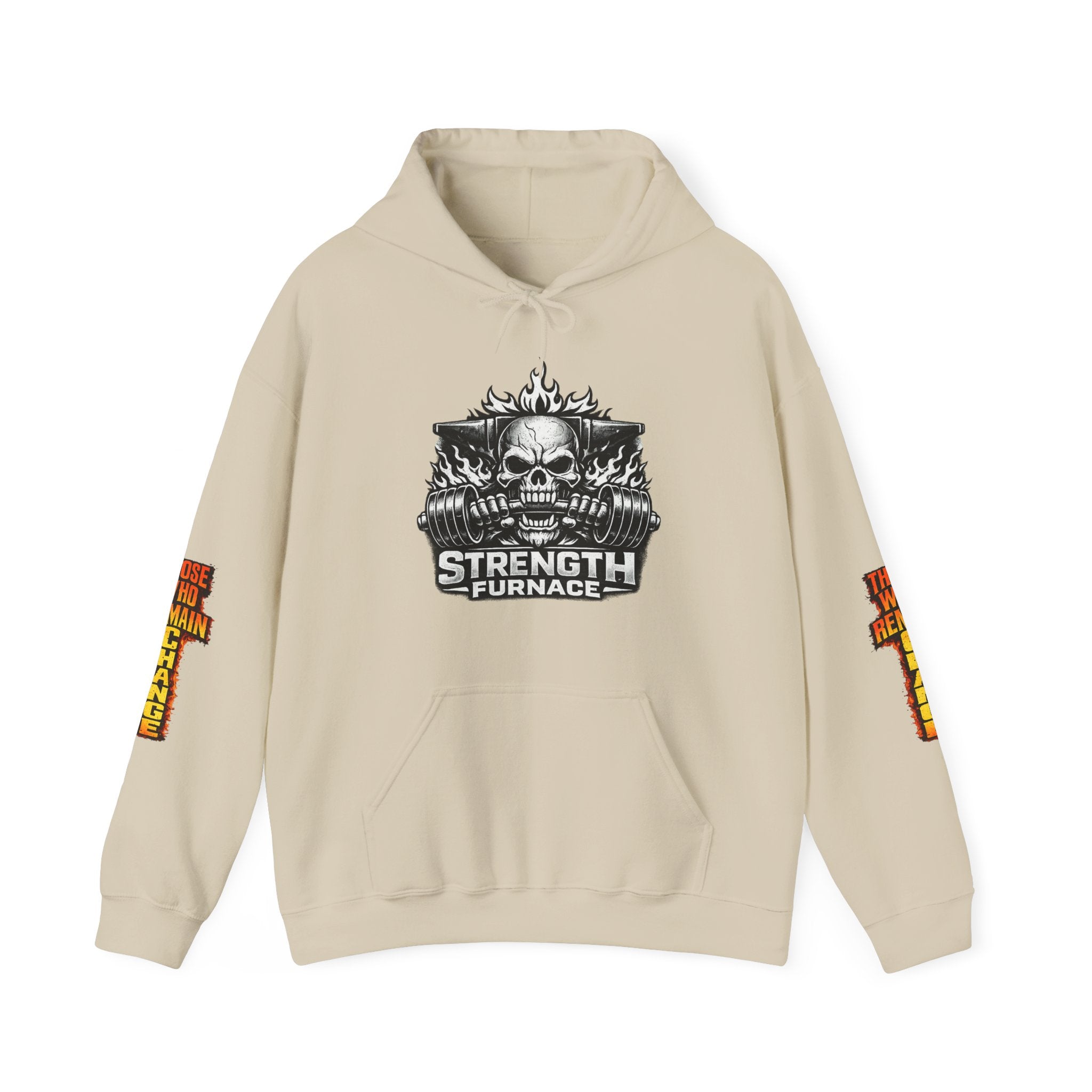 Strength Furnace Deadlift Hoodie — "Deadlift or Die" Weightlifting Gym Sweatshirt