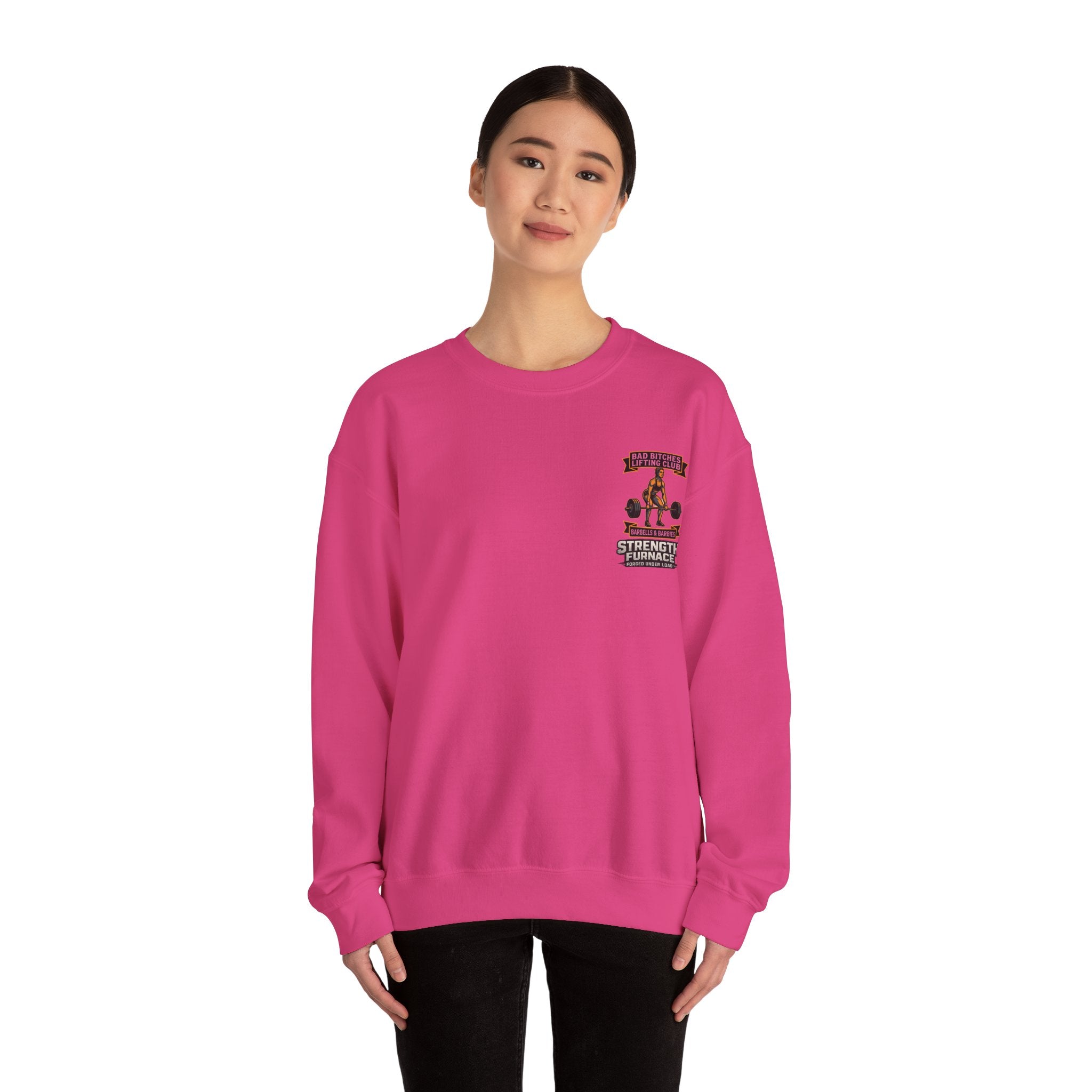 Bad Bitches Lifting Club Sweatshirt —  "Deadlifts & Daiquiris" Gym Crewneck