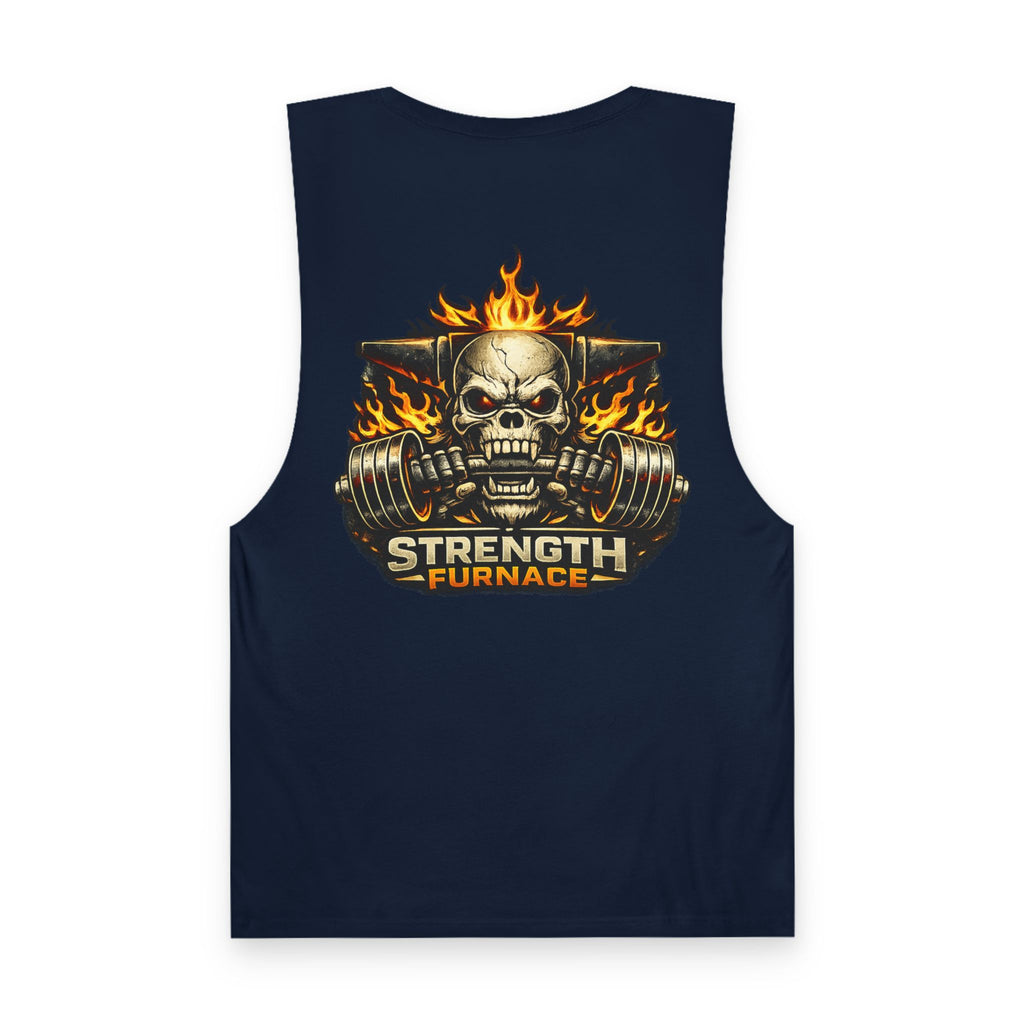 Strength Furnace 'We Lifting 100G' Gym Tank Top — Skull & Barbell Workout Shirt
