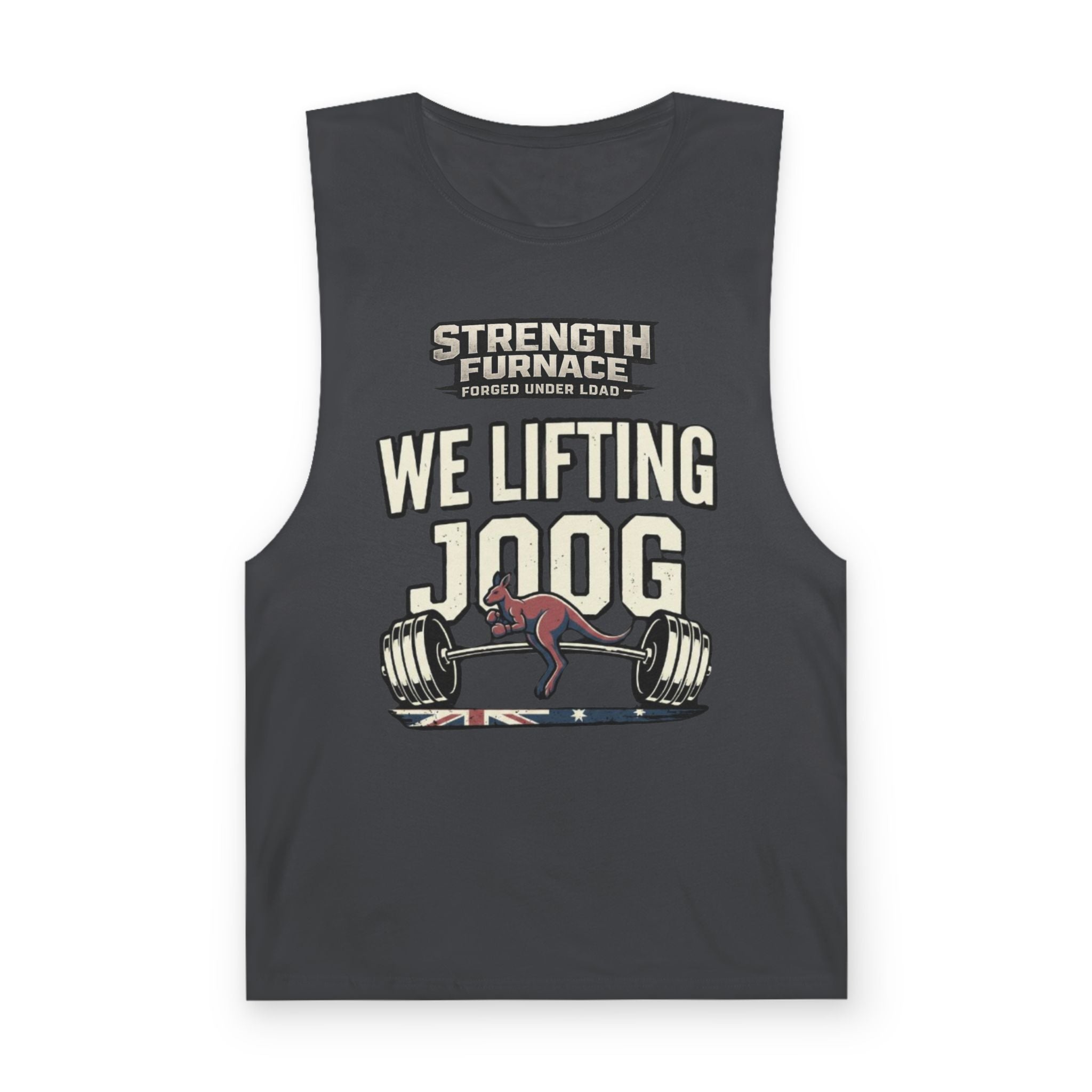 Strength Furnace 'We Lifting 100G' Gym Tank Top — Skull & Barbell Workout Shirt