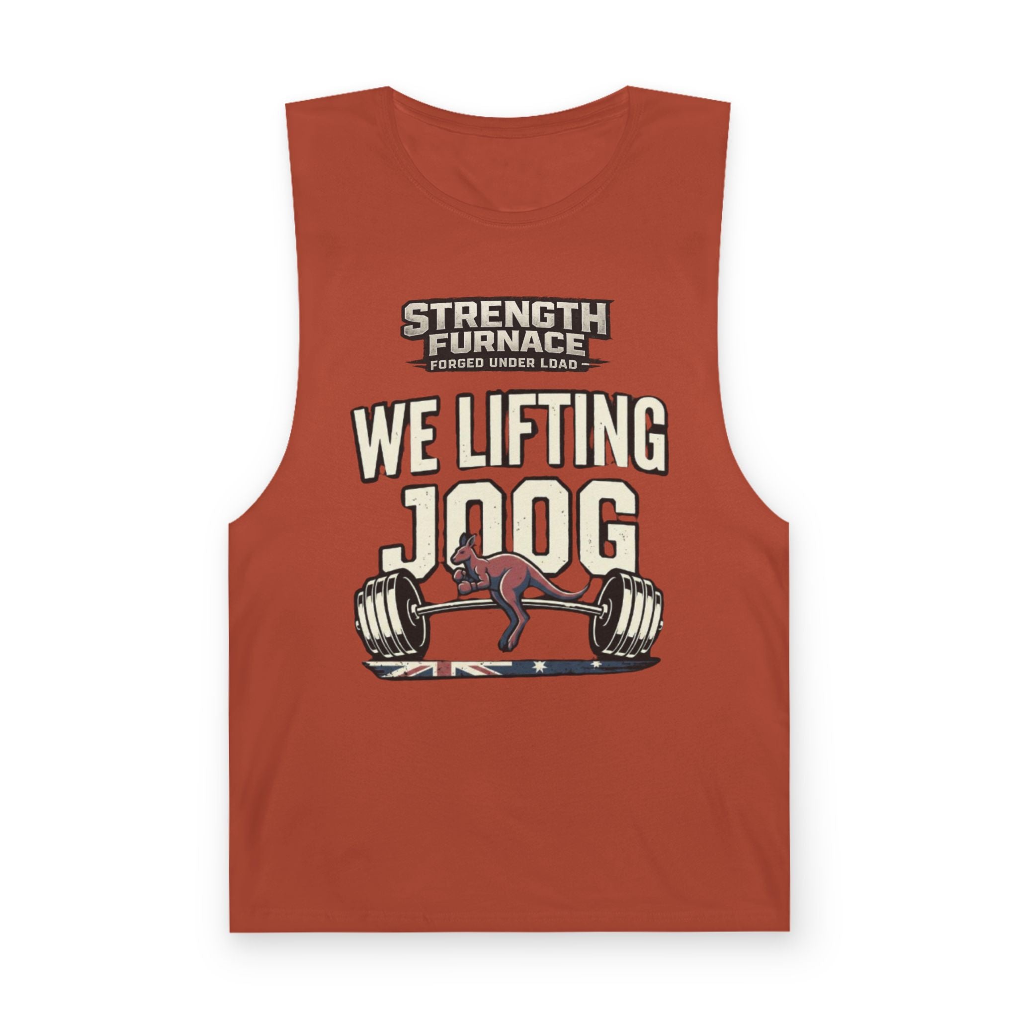 Strength Furnace 'We Lifting 100G' Gym Tank Top — Skull & Barbell Workout Shirt