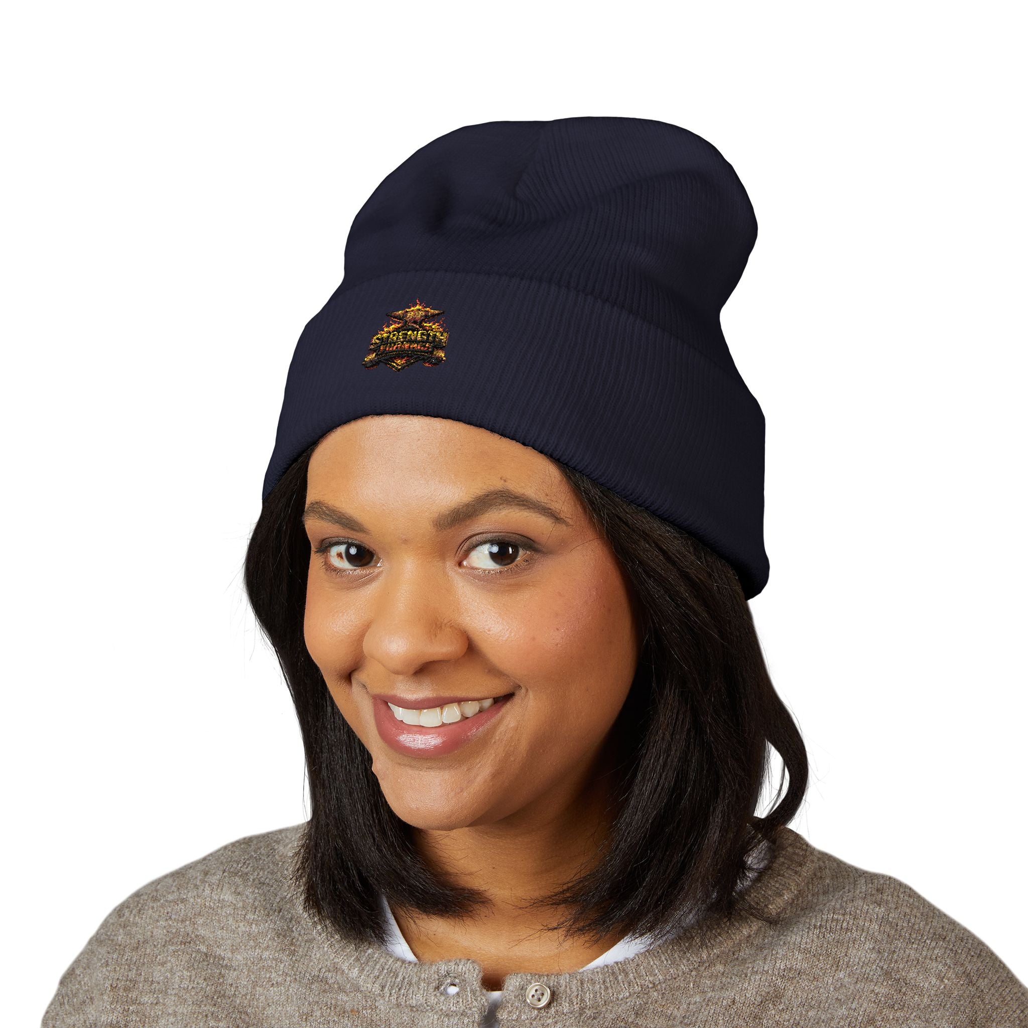 Classic Embroidered Beanie