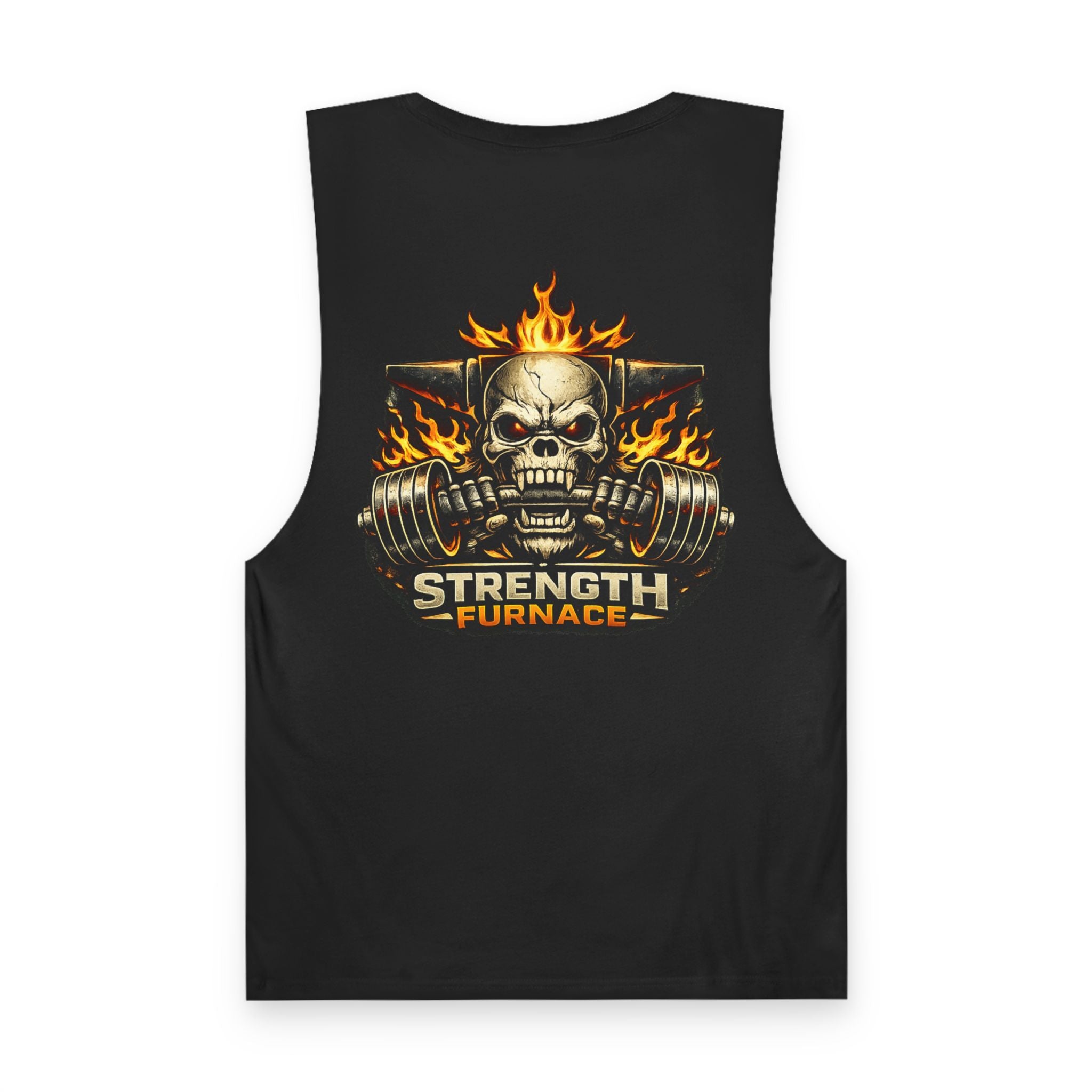 Strength Furnace 'We Lifting 100G' Gym Tank Top — Skull & Barbell Workout Shirt