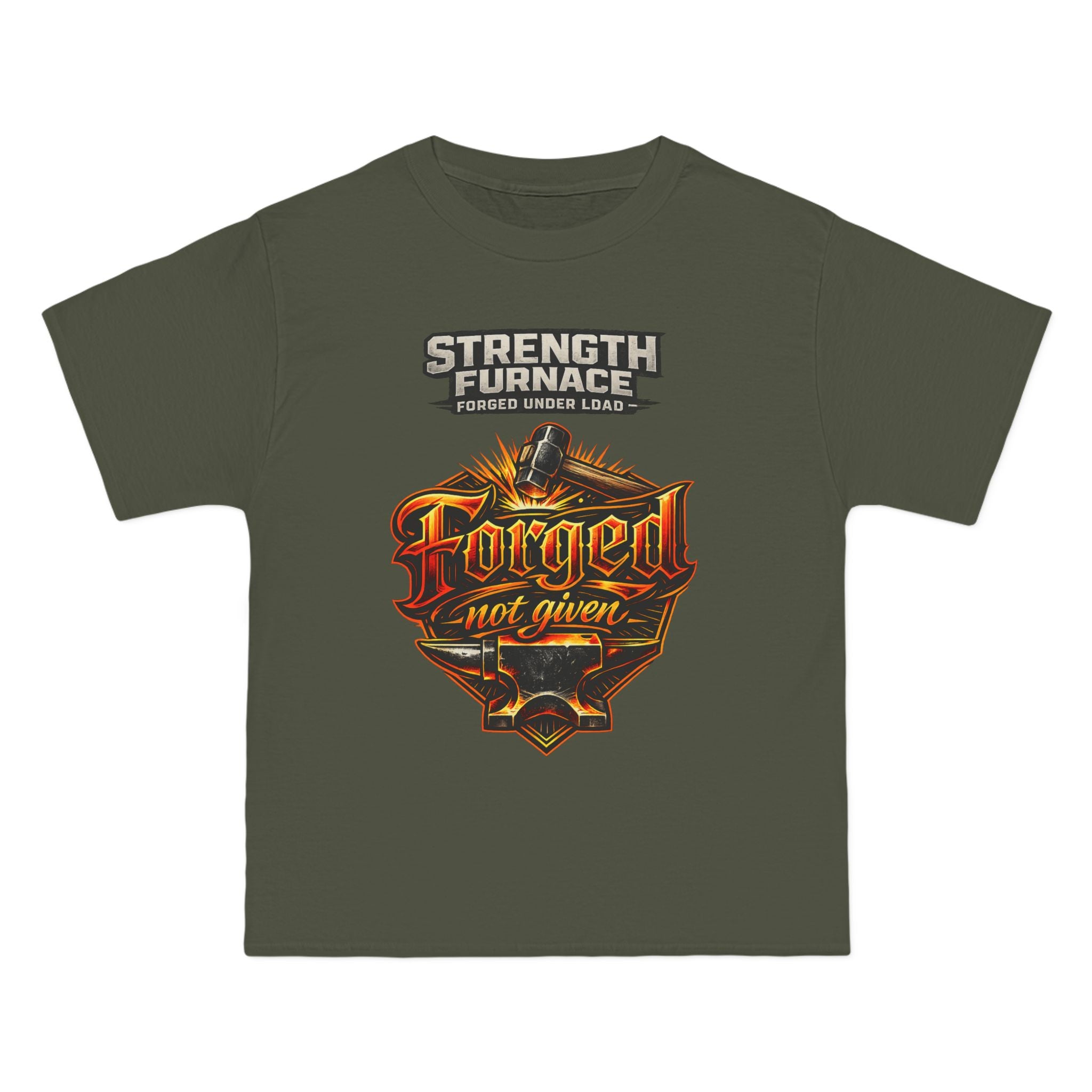 Strength Furnace 'Forged Not Given' T-Shirt — We Lifting Joog Weightlifting Tee