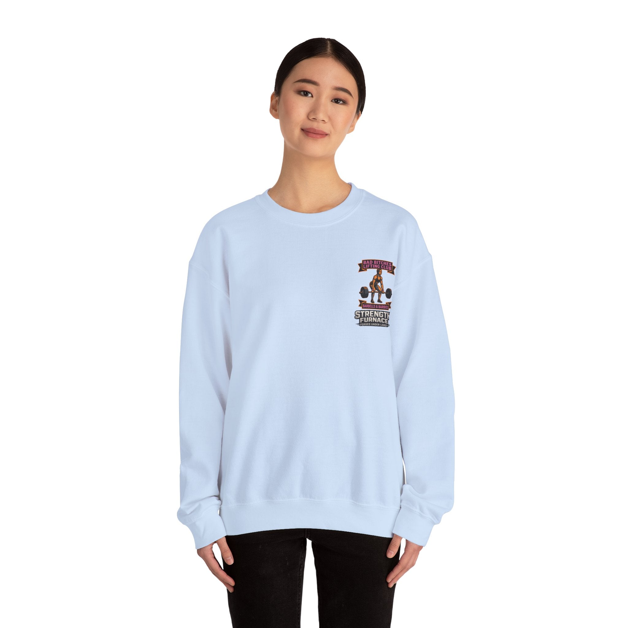 Bad Bitches Lifting Club Sweatshirt —  "Deadlifts & Daiquiris" Gym Crewneck