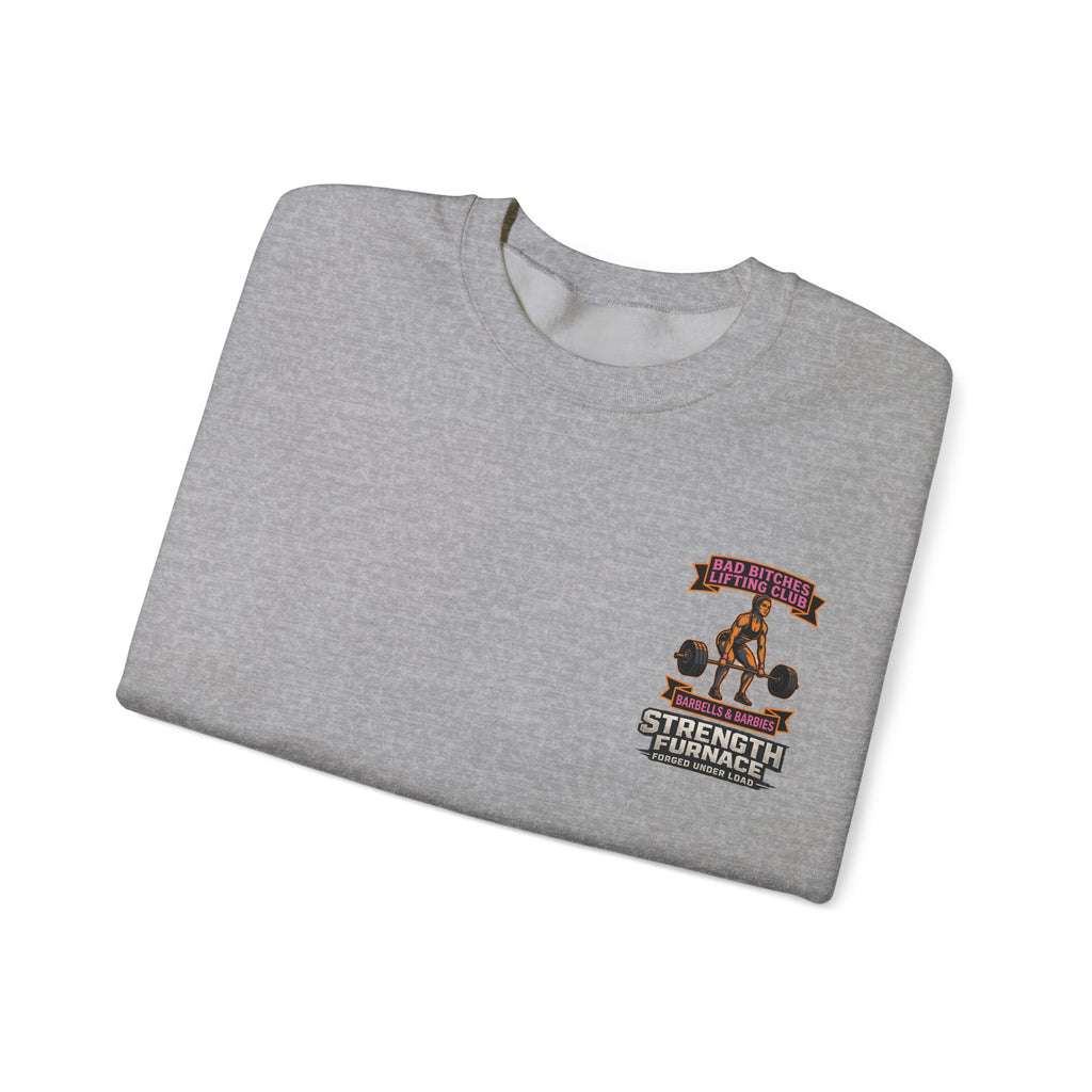 Bad Bitches Lifting Club Sweatshirt —  "Deadlifts & Daiquiris" Gym Crewneck