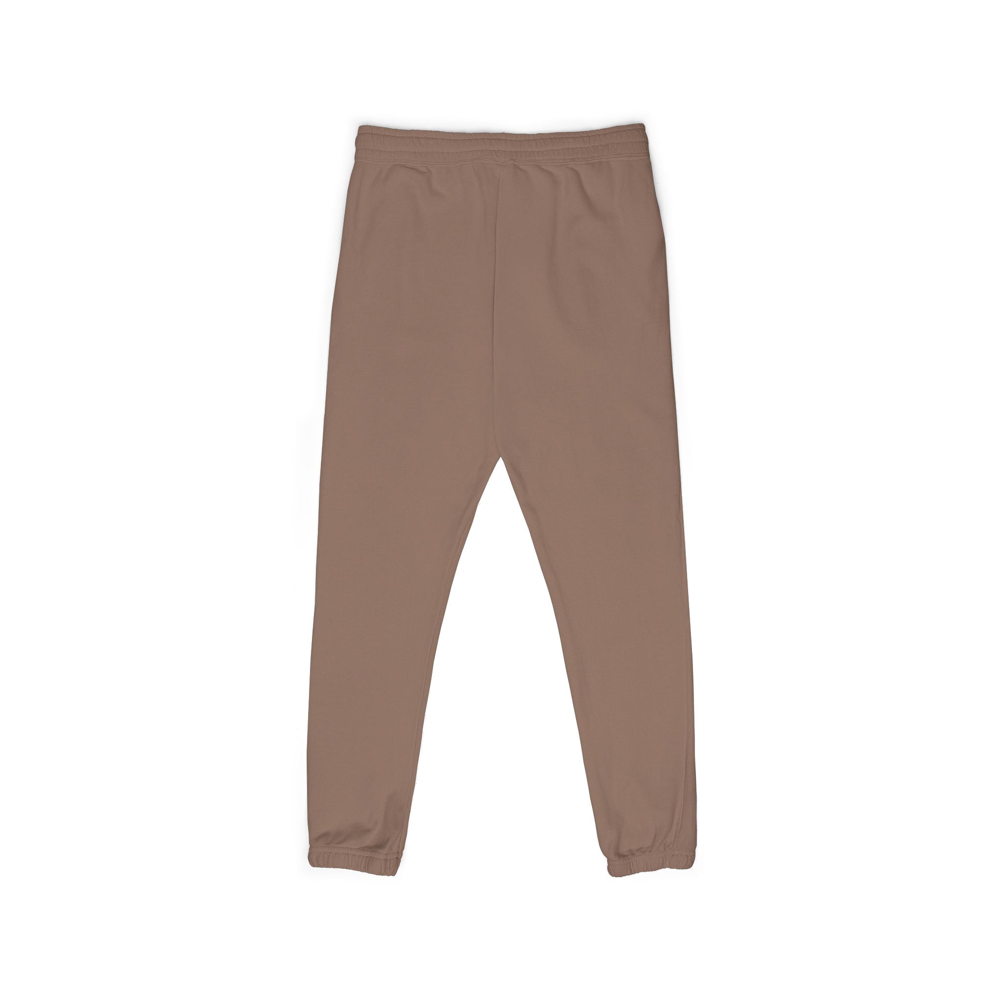Graphic Sweatpants — Vertical 'Peace, Love, Music' Retro Band Design
