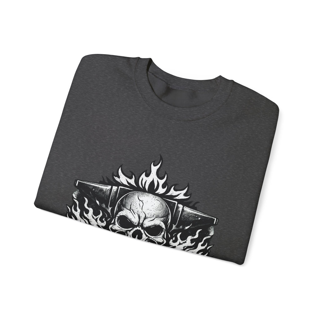 Strength Furnace Crewneck Sweatshirt — "Deadlift or Die" Gym Pullover