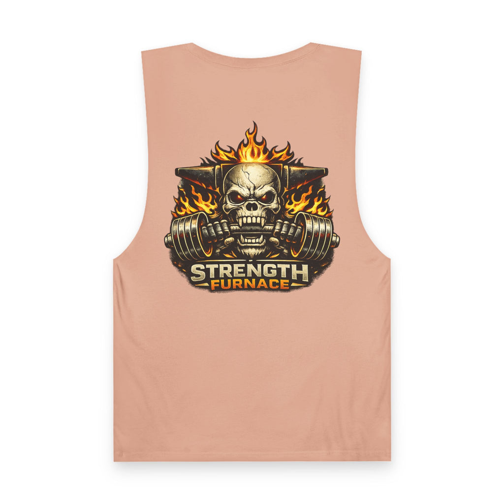 Strength Furnace 'We Lifting 100G' Gym Tank Top — Skull & Barbell Workout Shirt