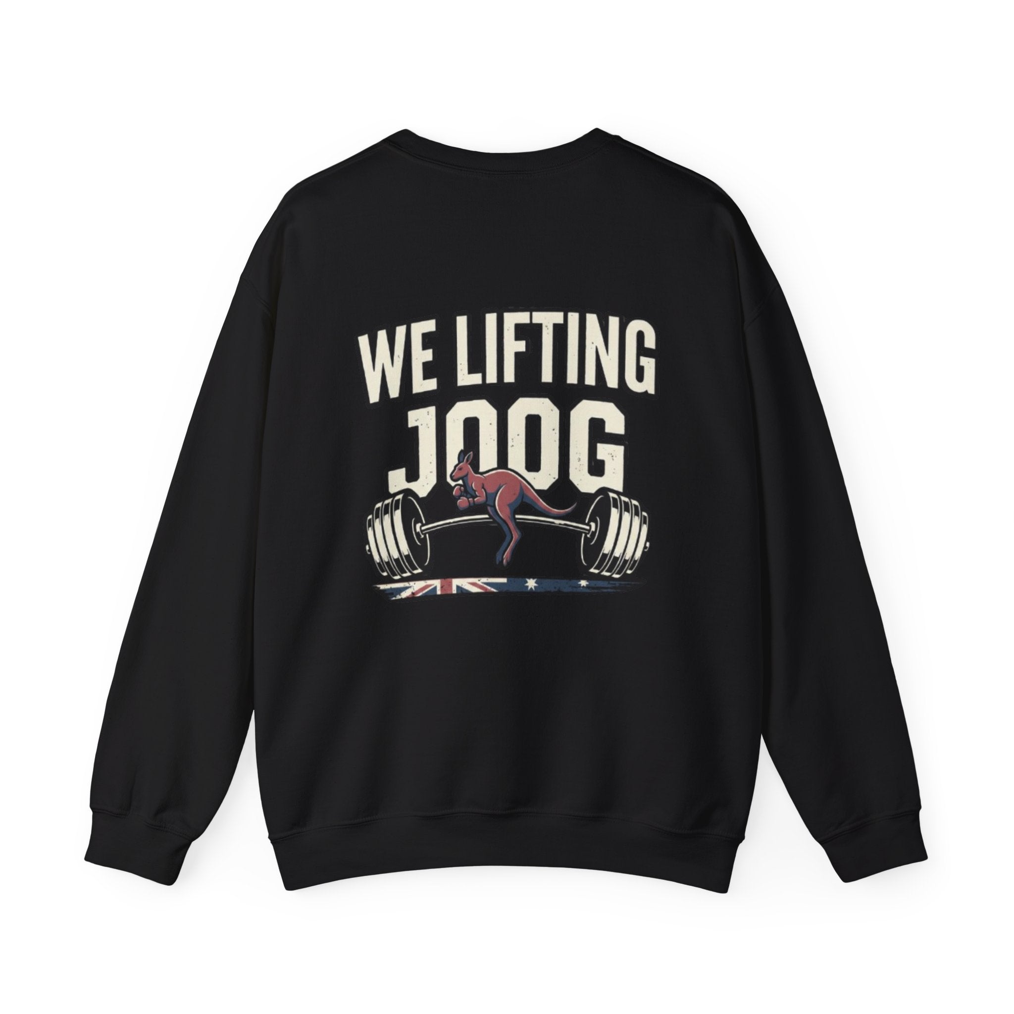 Crewneck Sweatshirt — Strength Furnace “We Lifting Joog” Weightlifting Graphic