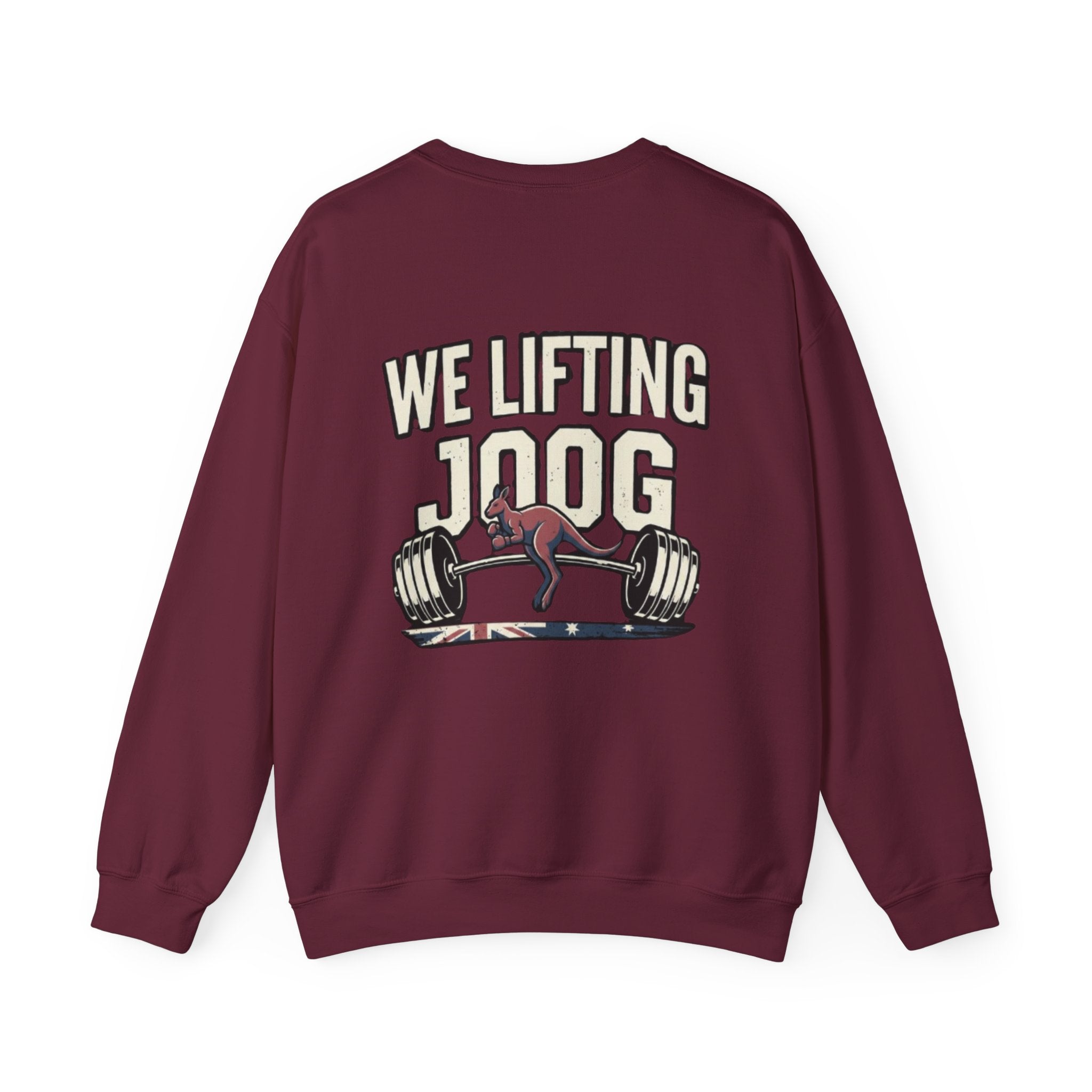 Crewneck Sweatshirt — Strength Furnace “We Lifting Joog” Weightlifting Graphic