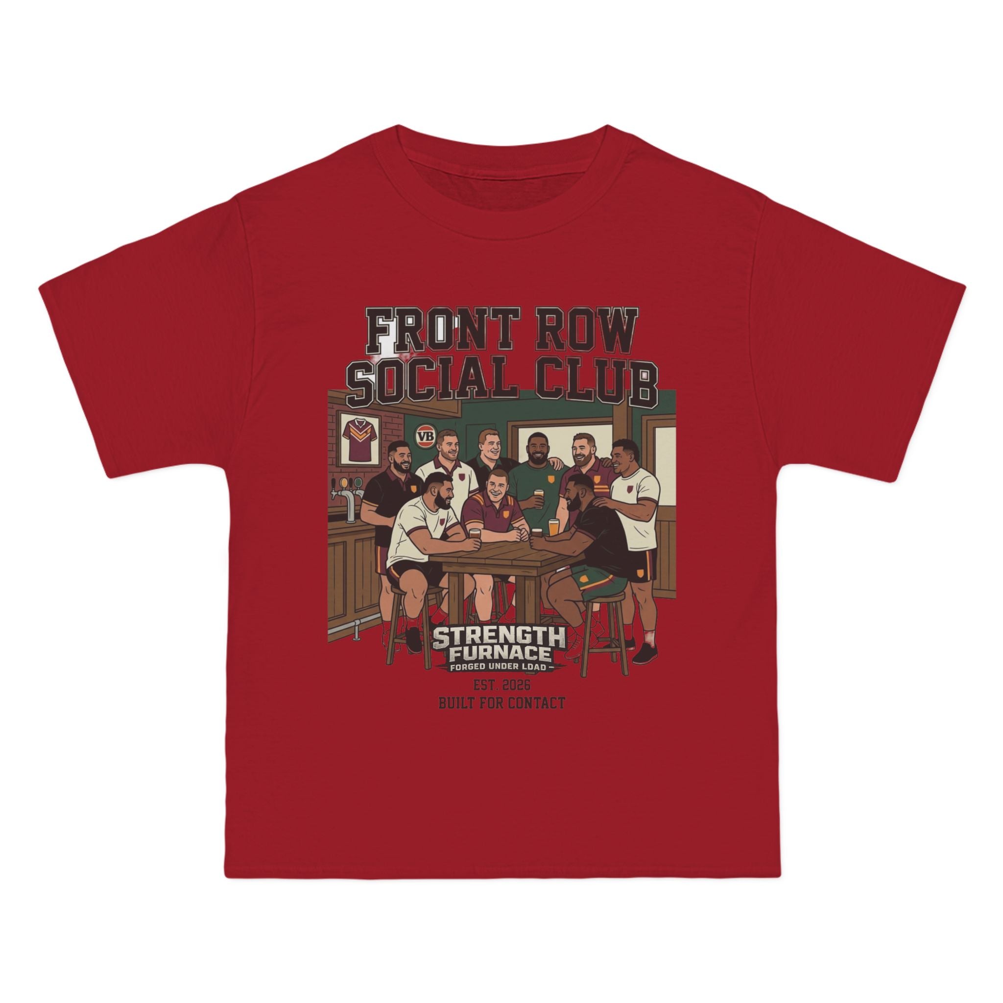 Front Row Social Club T-Shirt — Vintage Rowers Club Graphic Tee
