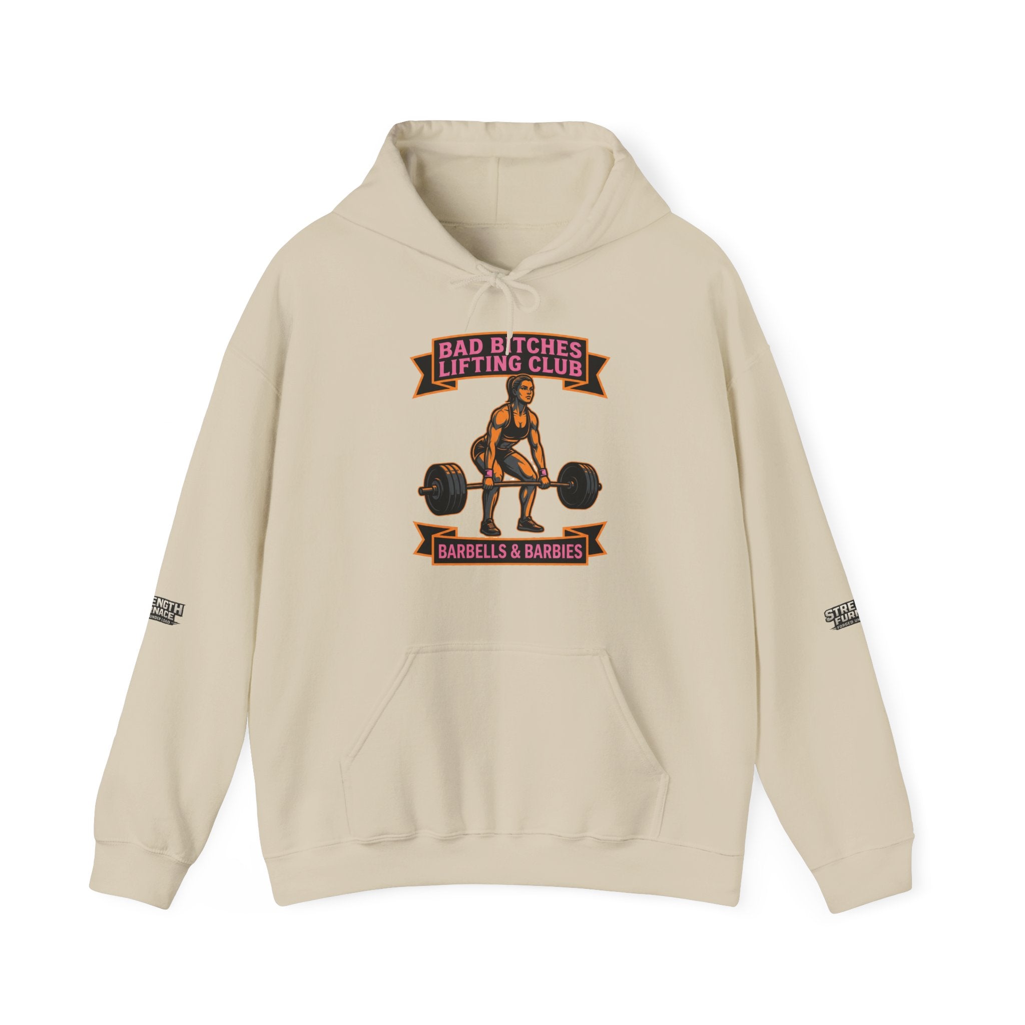 Hoodie — Bad Bitches Lifting Club “Deadlifts & Daiquiris” Weightlifting Hoodie