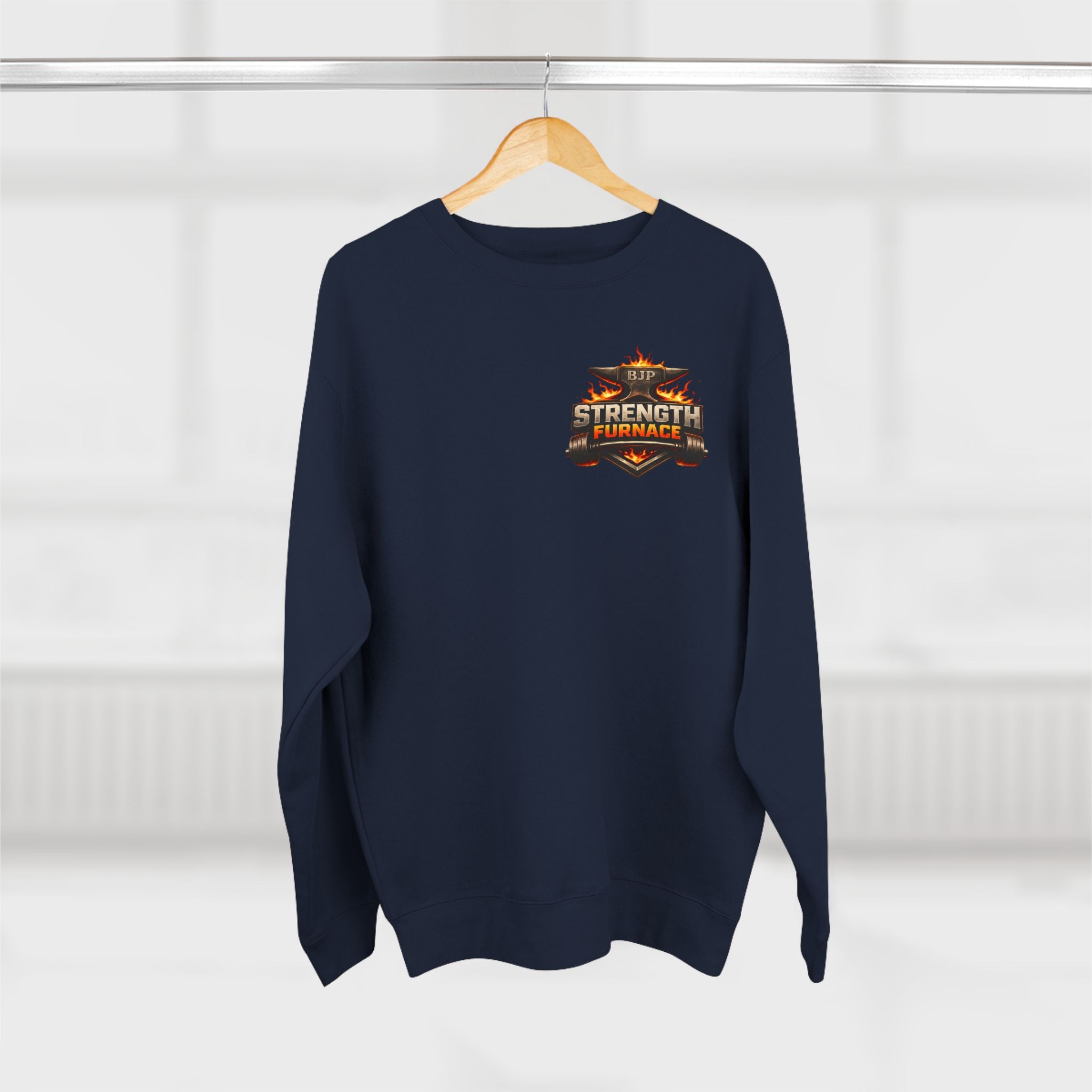 Crewneck Sweatshirt — Strength Furnace Motivational Gym Sweatshirt