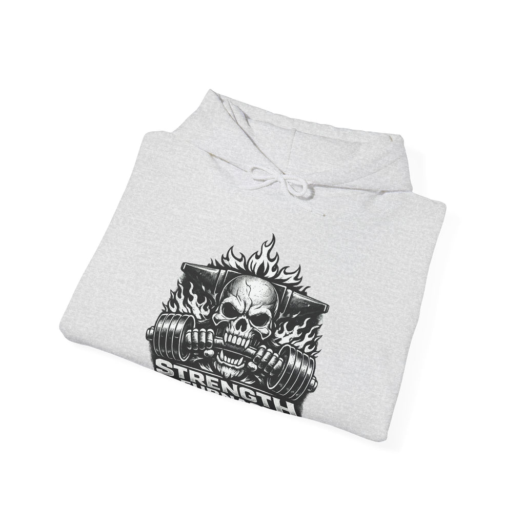 Strength Furnace Deadlift Hoodie — "Deadlift or Die" Weightlifting Gym Sweatshirt