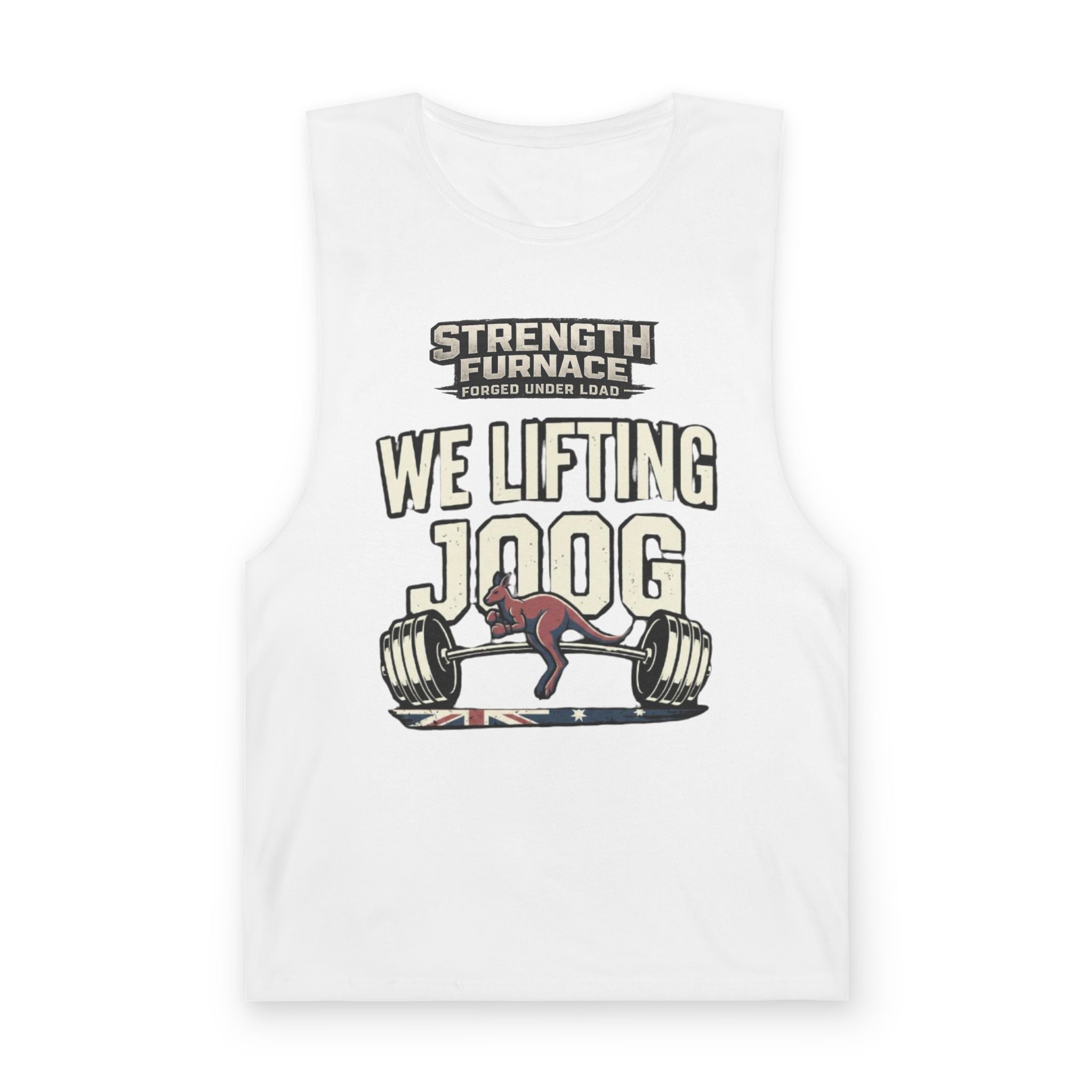 Strength Furnace 'We Lifting 100G' Gym Tank Top — Skull & Barbell Workout Shirt