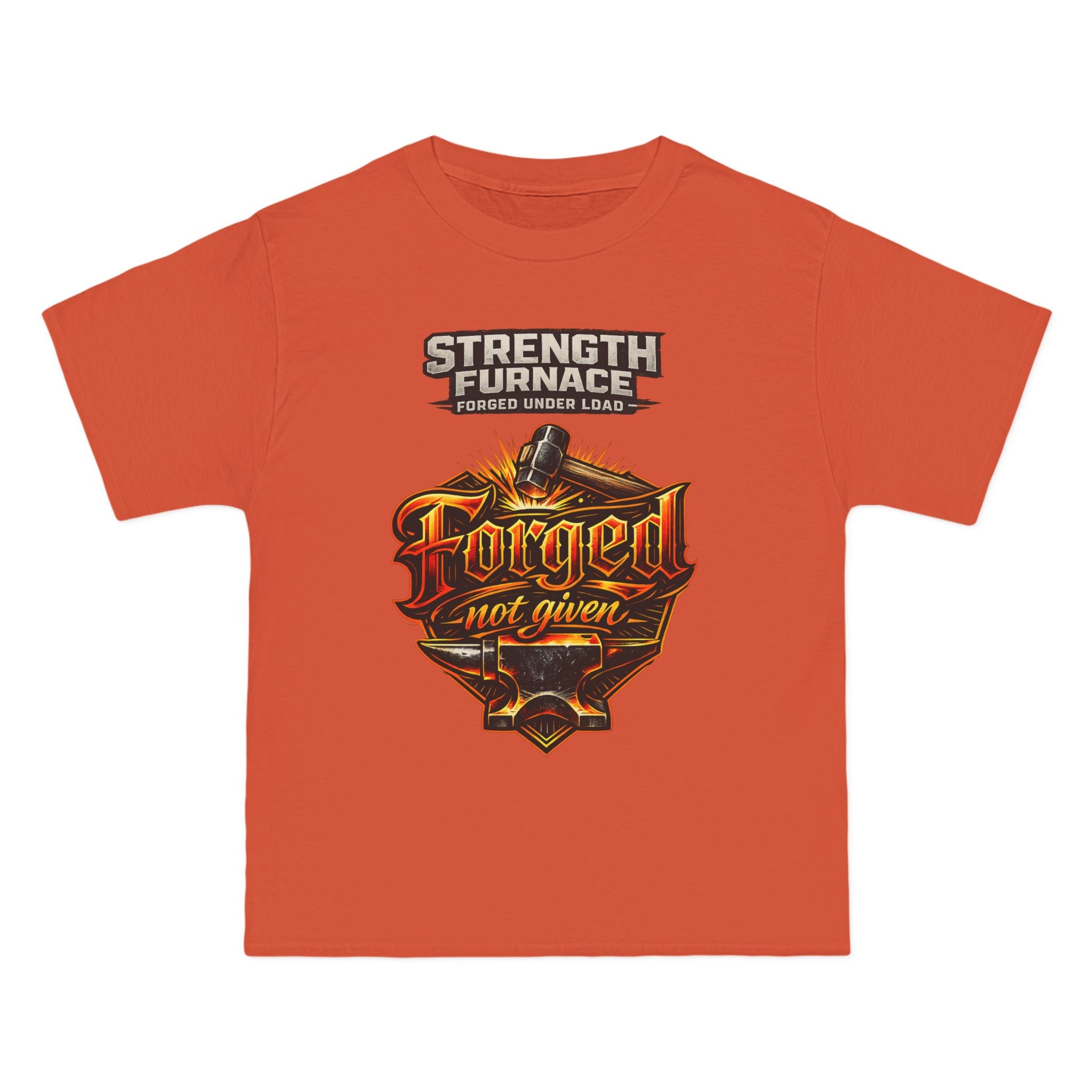 Strength Furnace 'Forged Not Given' T-Shirt — We Lifting Joog Weightlifting Tee