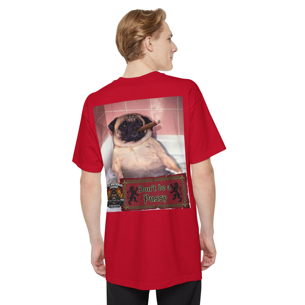 Don't be a Pussy | Polar Bears & Pug Graphic Tall Tee