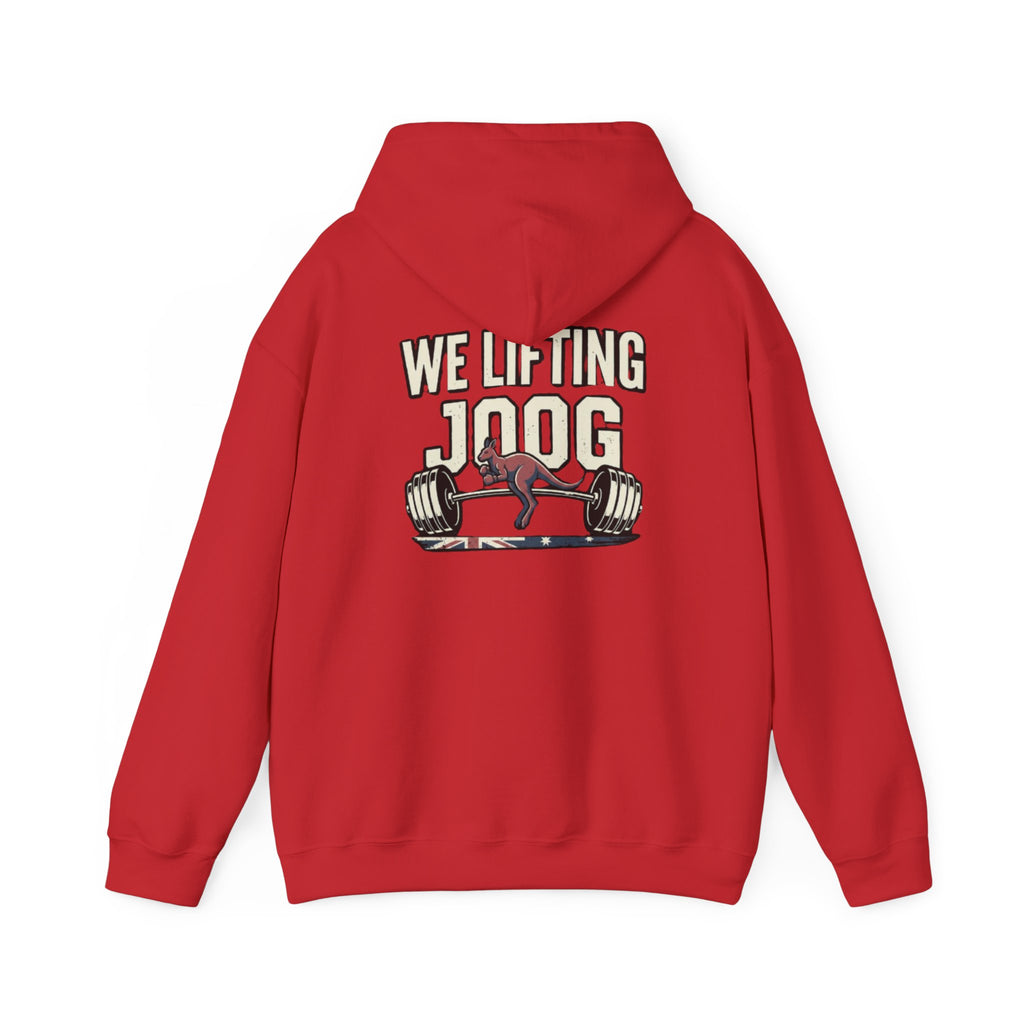 Strength Furnace Hoodie — 'We Lifting Jdog' Weightlifting Gym Hoodie