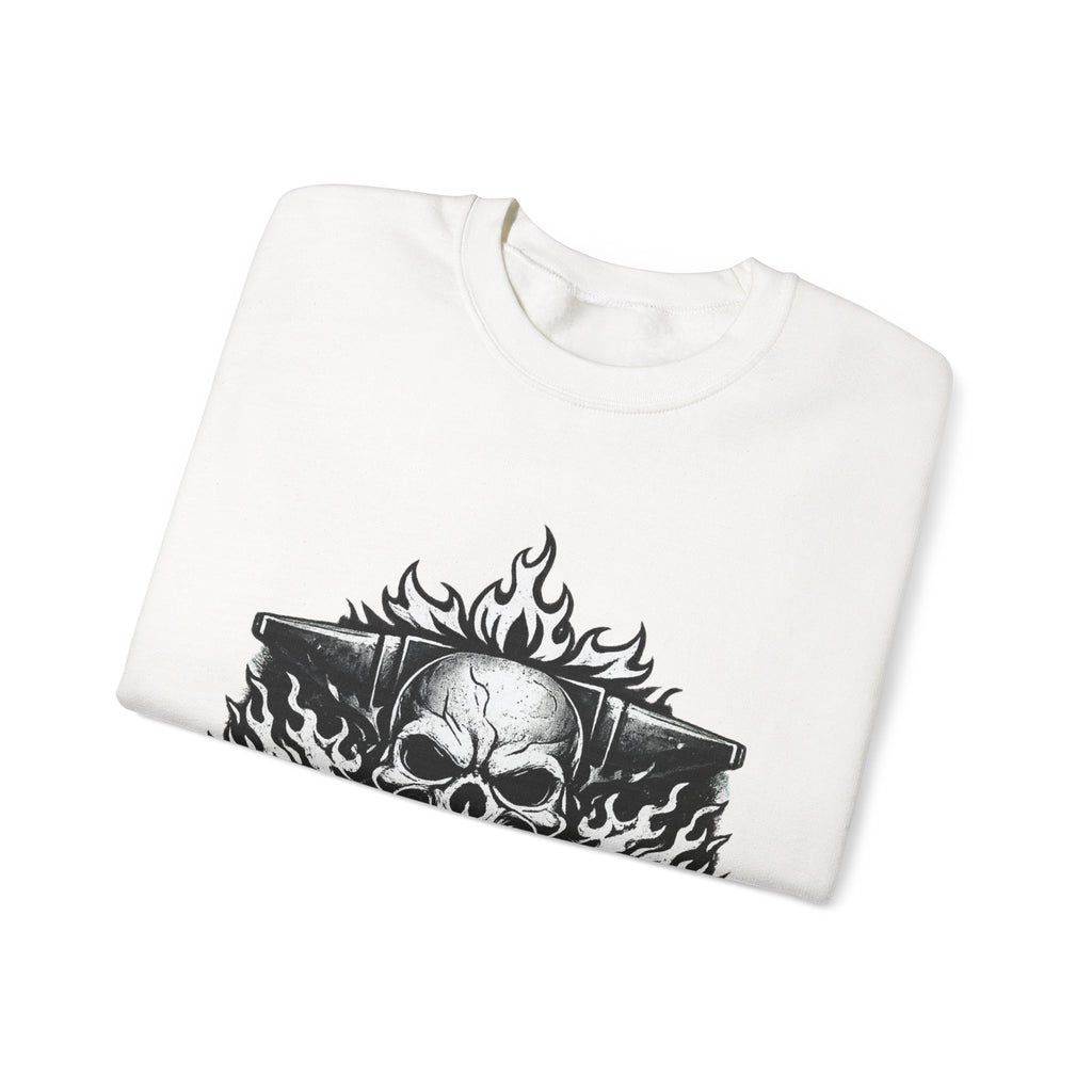Strength Furnace Crewneck Sweatshirt — "Deadlift or Die" Gym Pullover