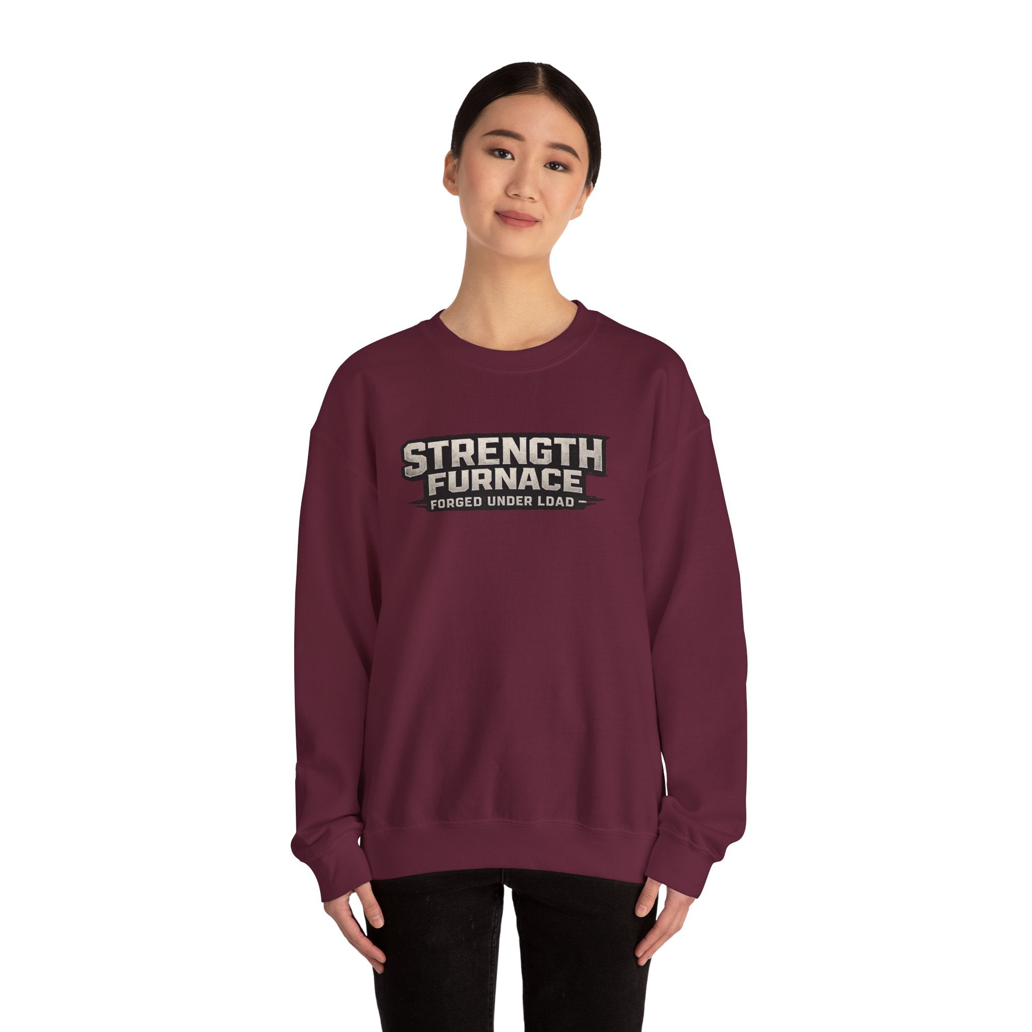Crewneck Sweatshirt — Strength Furnace “We Lifting Joog” Weightlifting Graphic