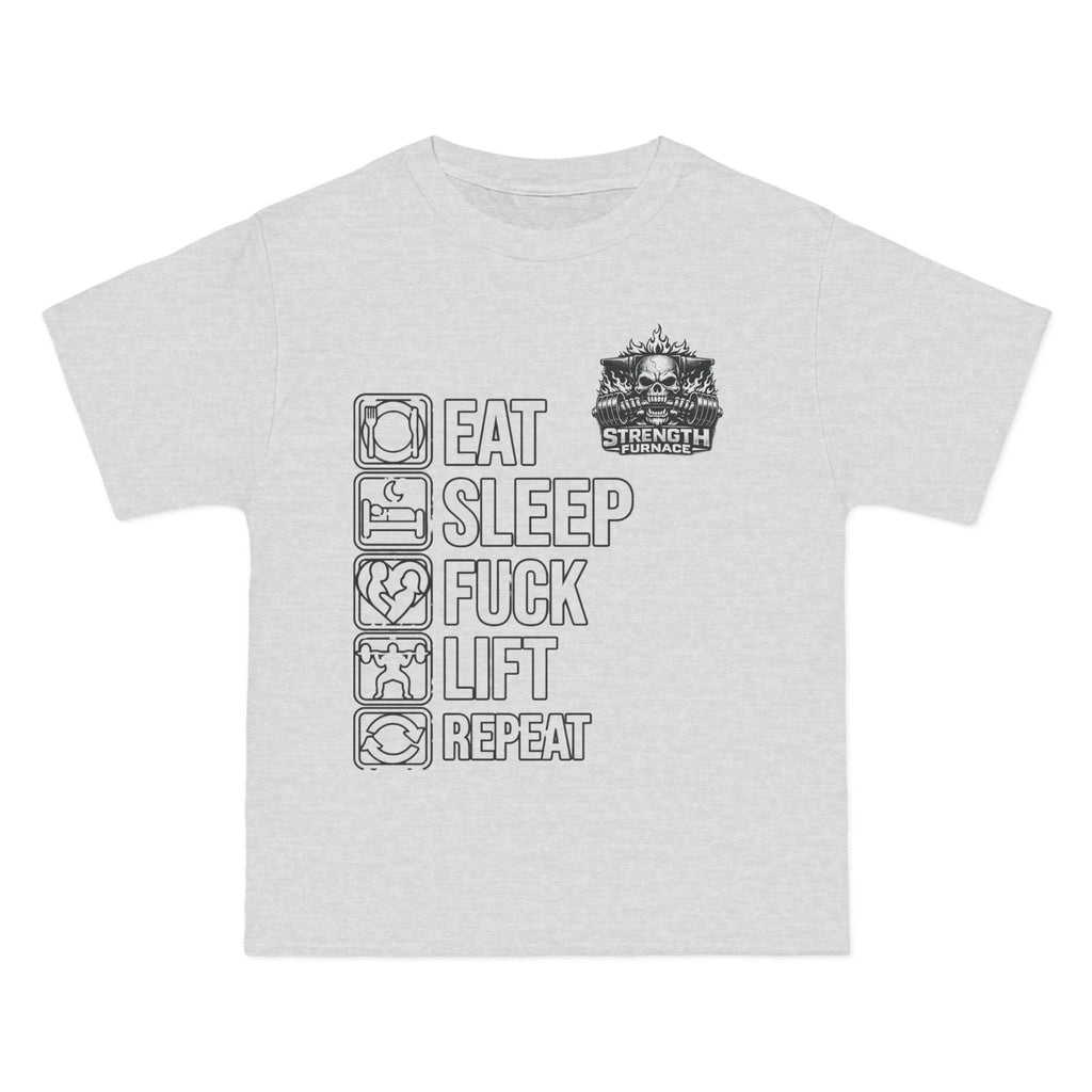 Eat Sleep Fuck Lift Repeat T-Shirt — Gym Humor Workout Tee