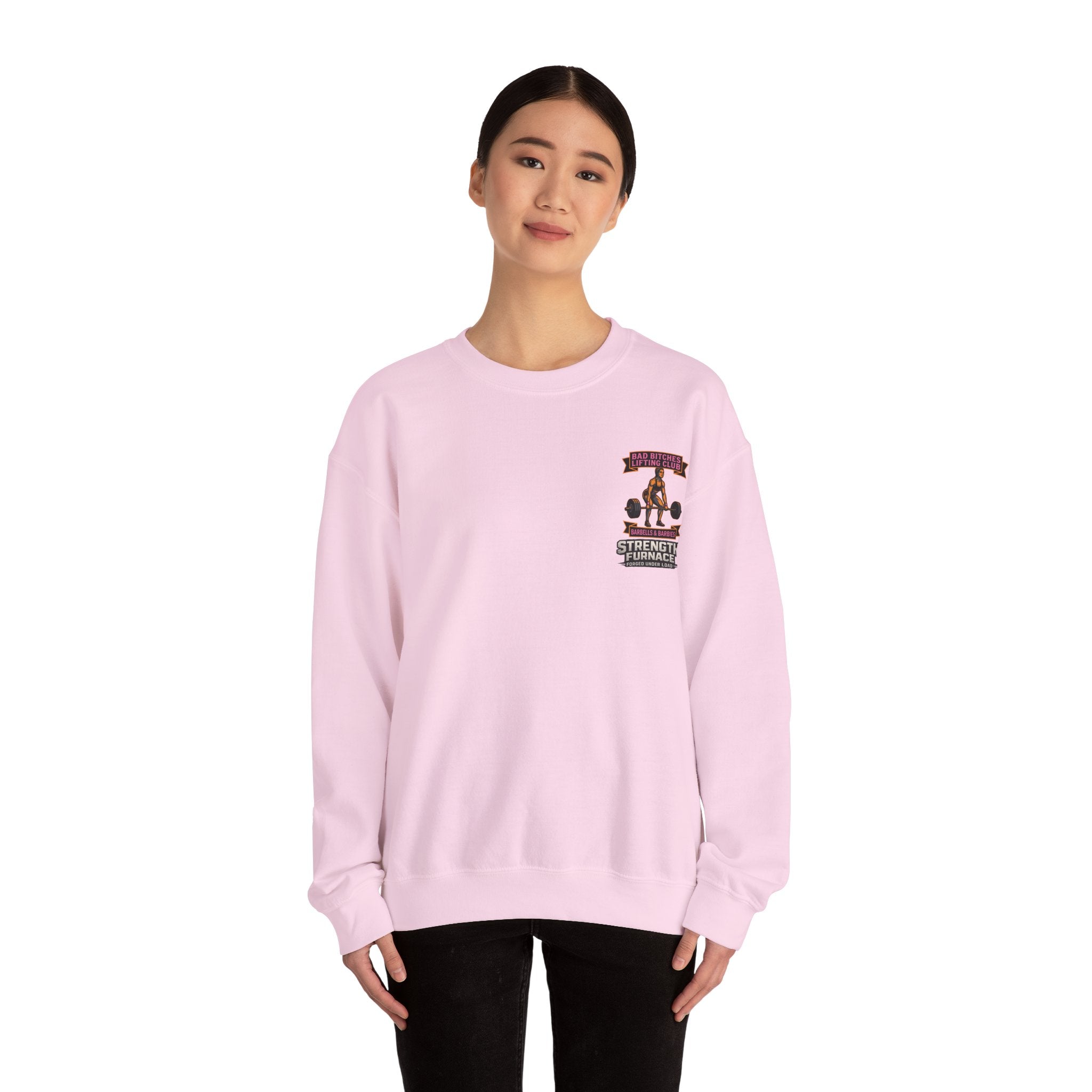 Bad Bitches Lifting Club Sweatshirt —  "Deadlifts & Daiquiris" Gym Crewneck