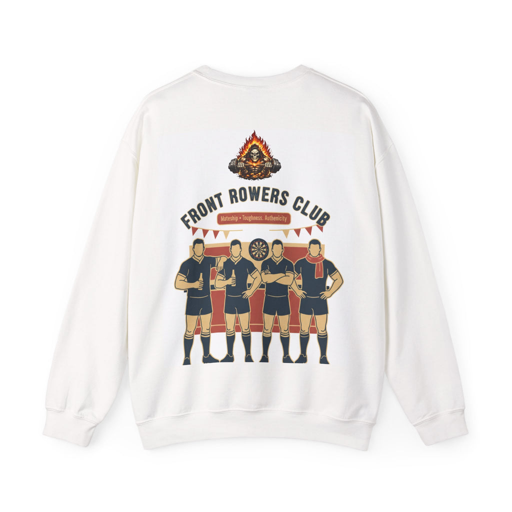 Front Rowers Club Crewneck Sweatshirt — Strength Furnace Team Hoodie