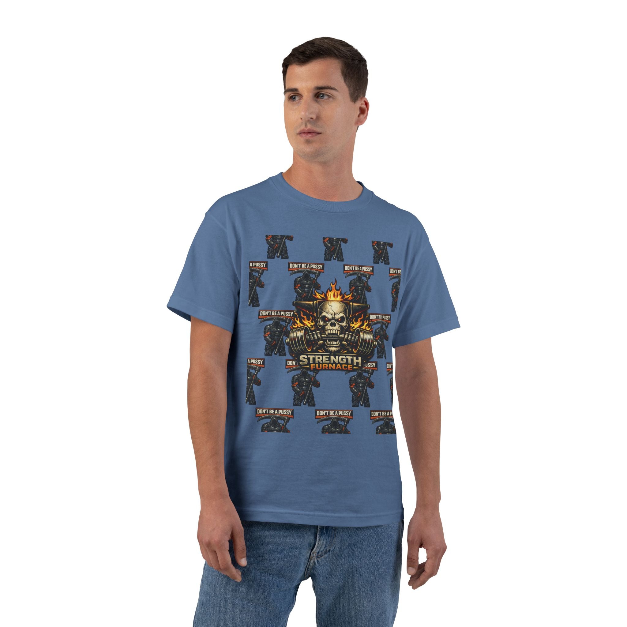 Don't be a Pussy | Skull Graphic T-Shirt