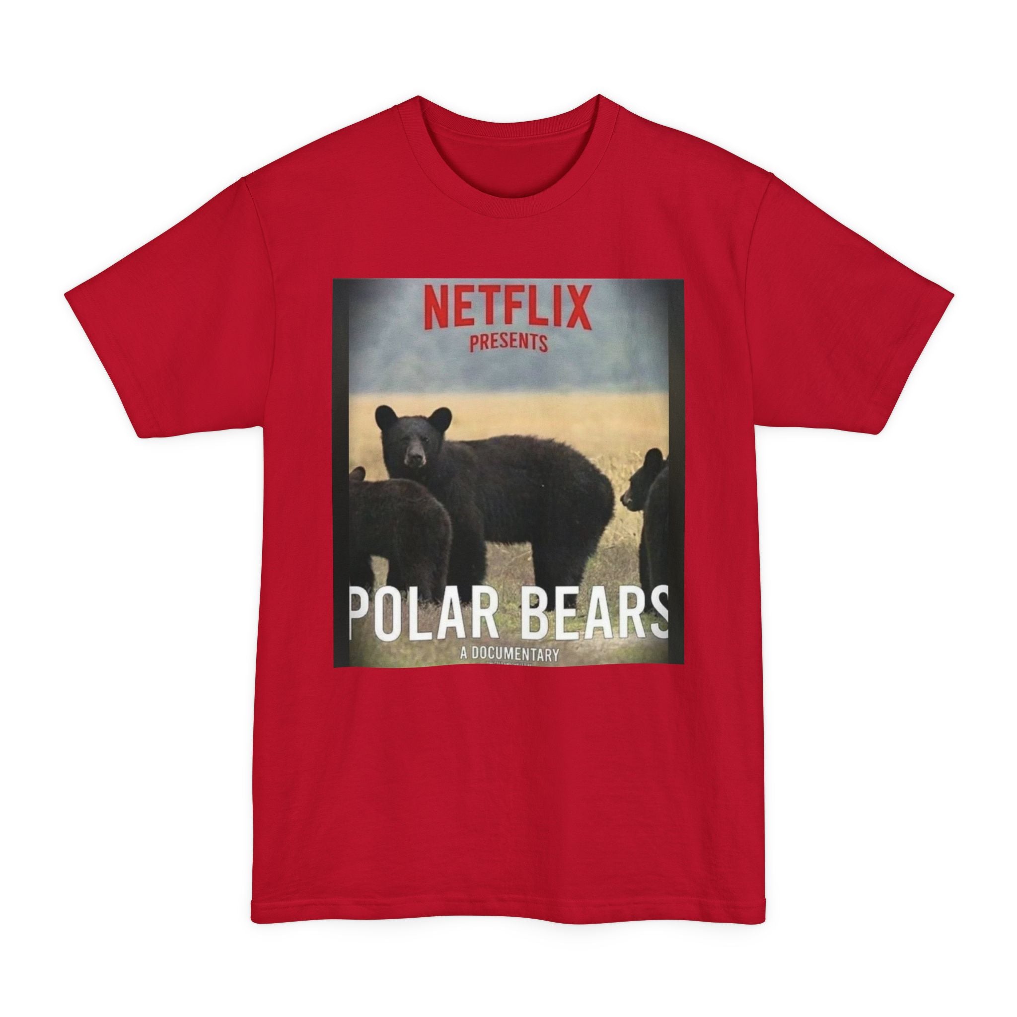 Don't be a Pussy | Polar Bears & Pug Graphic Tall Tee