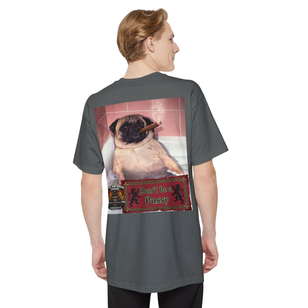 Don't be a Pussy | Polar Bears & Pug Graphic Tall Tee