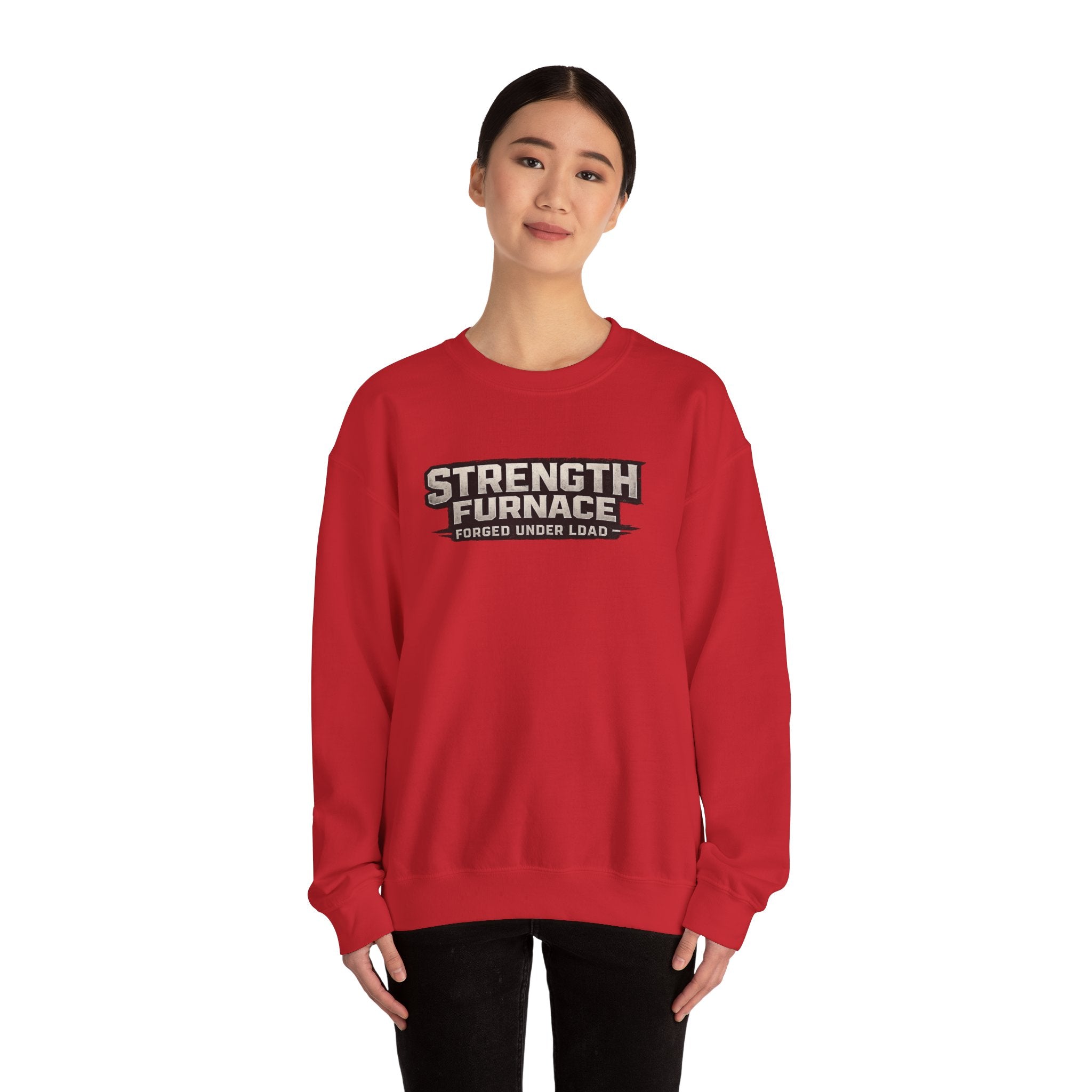 Crewneck Sweatshirt — Strength Furnace “We Lifting Joog” Weightlifting Graphic