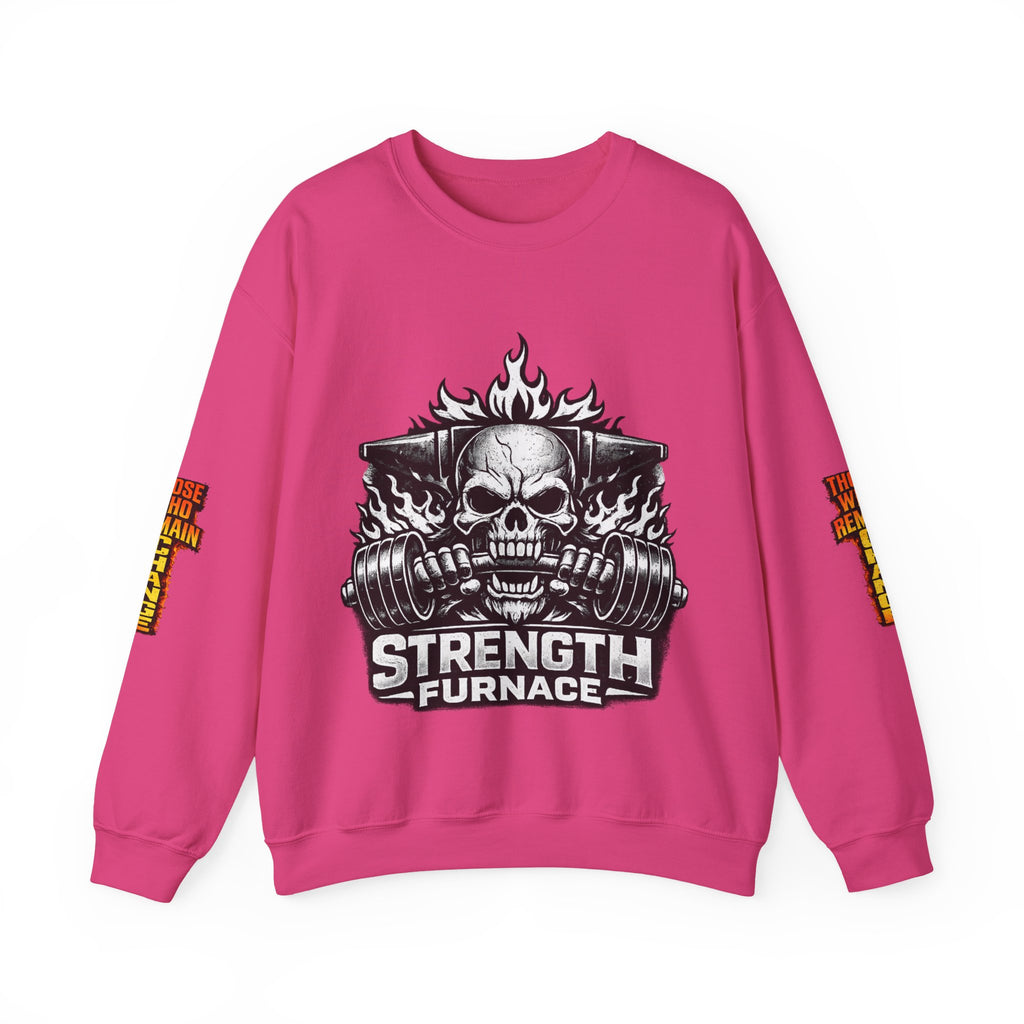 Strength Furnace Crewneck Sweatshirt — "Deadlift or Die" Gym Pullover