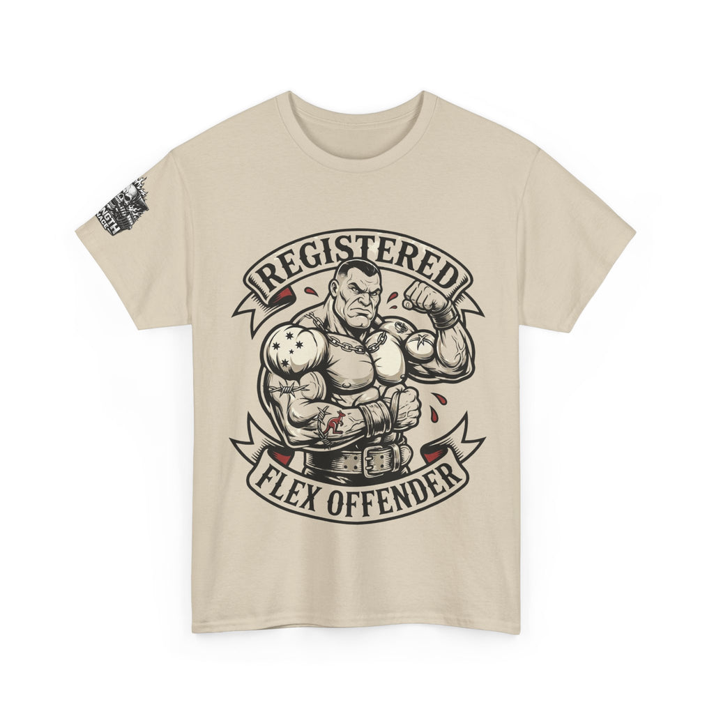 Registered Flex Offender T-Shirt — Strength Furnace Gym Tee