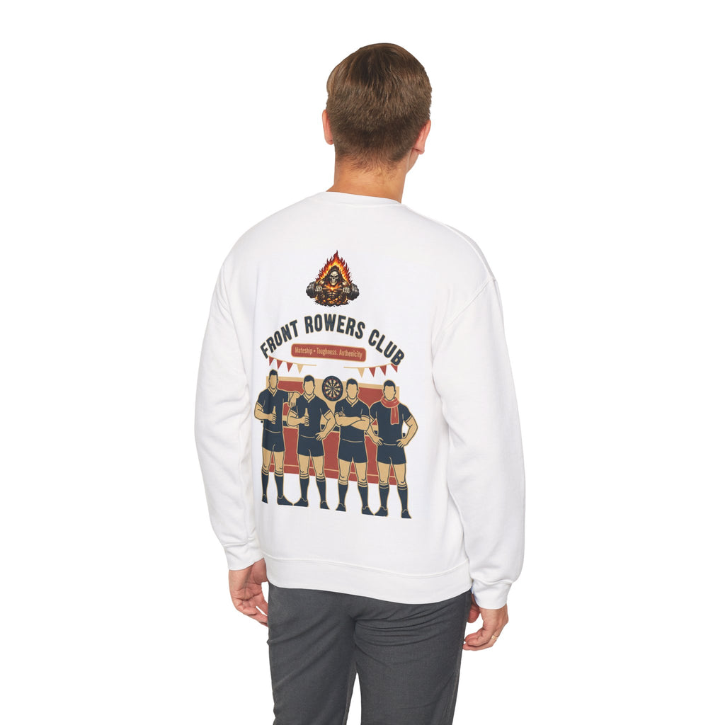 Front Rowers Club Crewneck Sweatshirt — Strength Furnace Team Hoodie