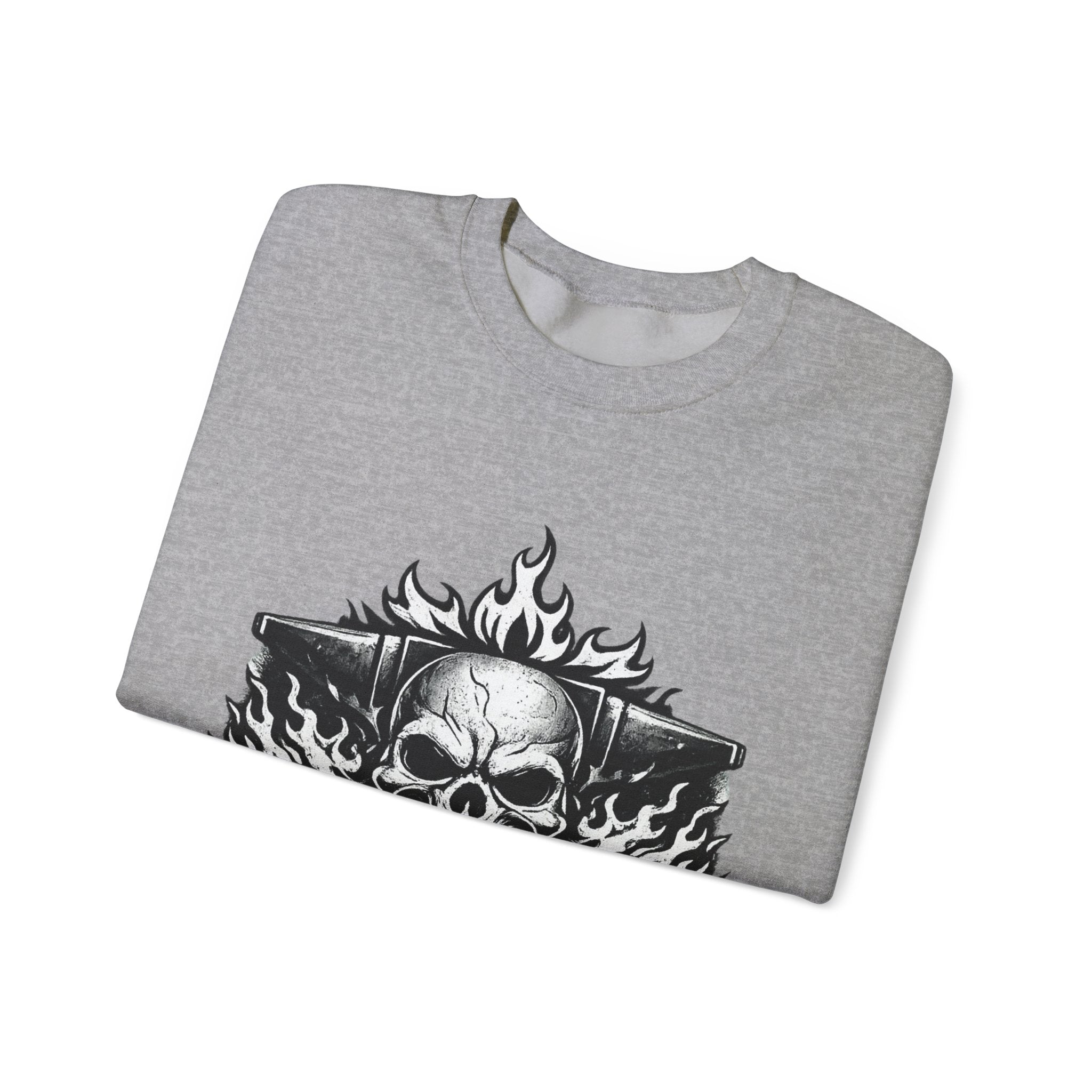 Strength Furnace Crewneck Sweatshirt — "Deadlift or Die" Gym Pullover