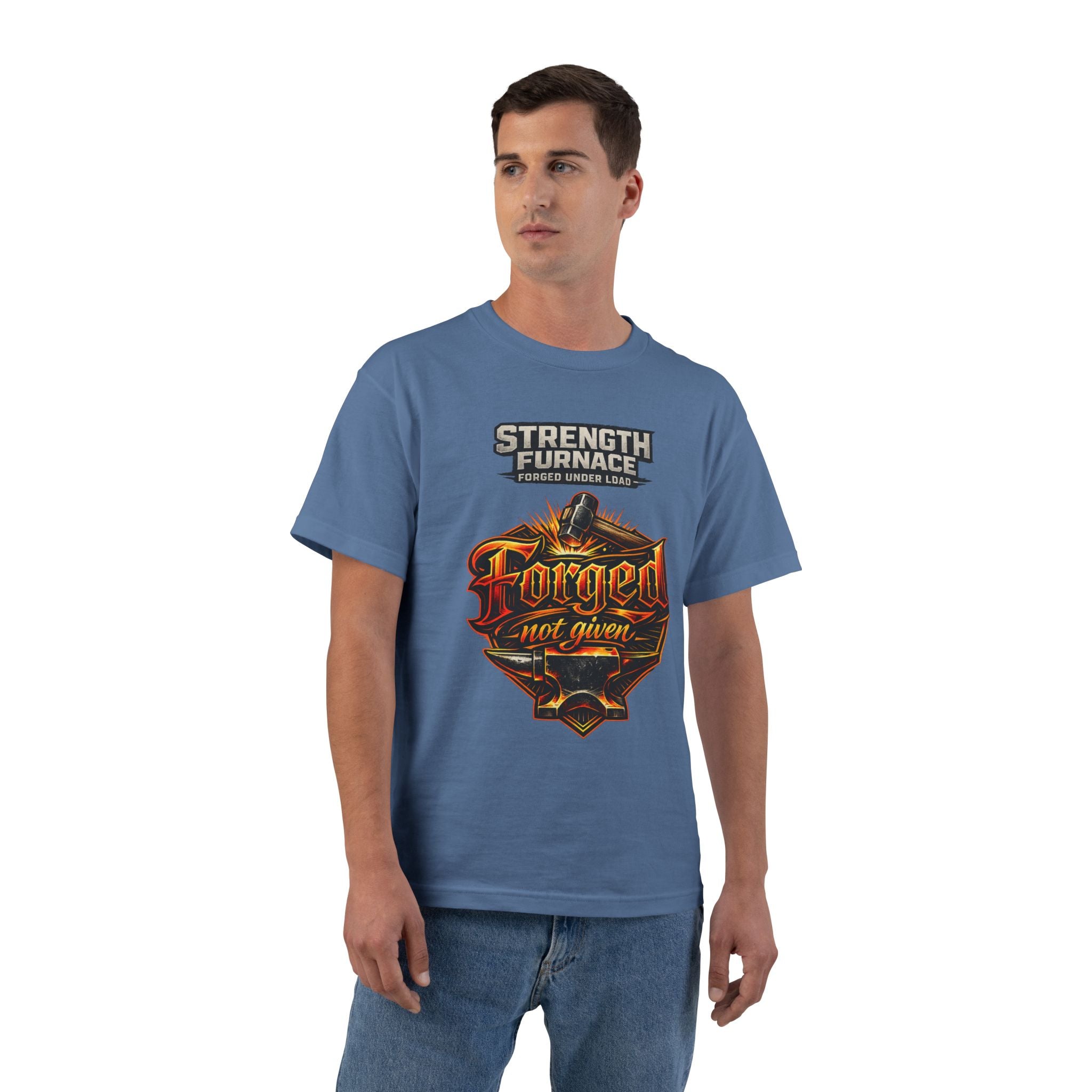 Strength Furnace 'Forged Not Given' T-Shirt — We Lifting Joog Weightlifting Tee