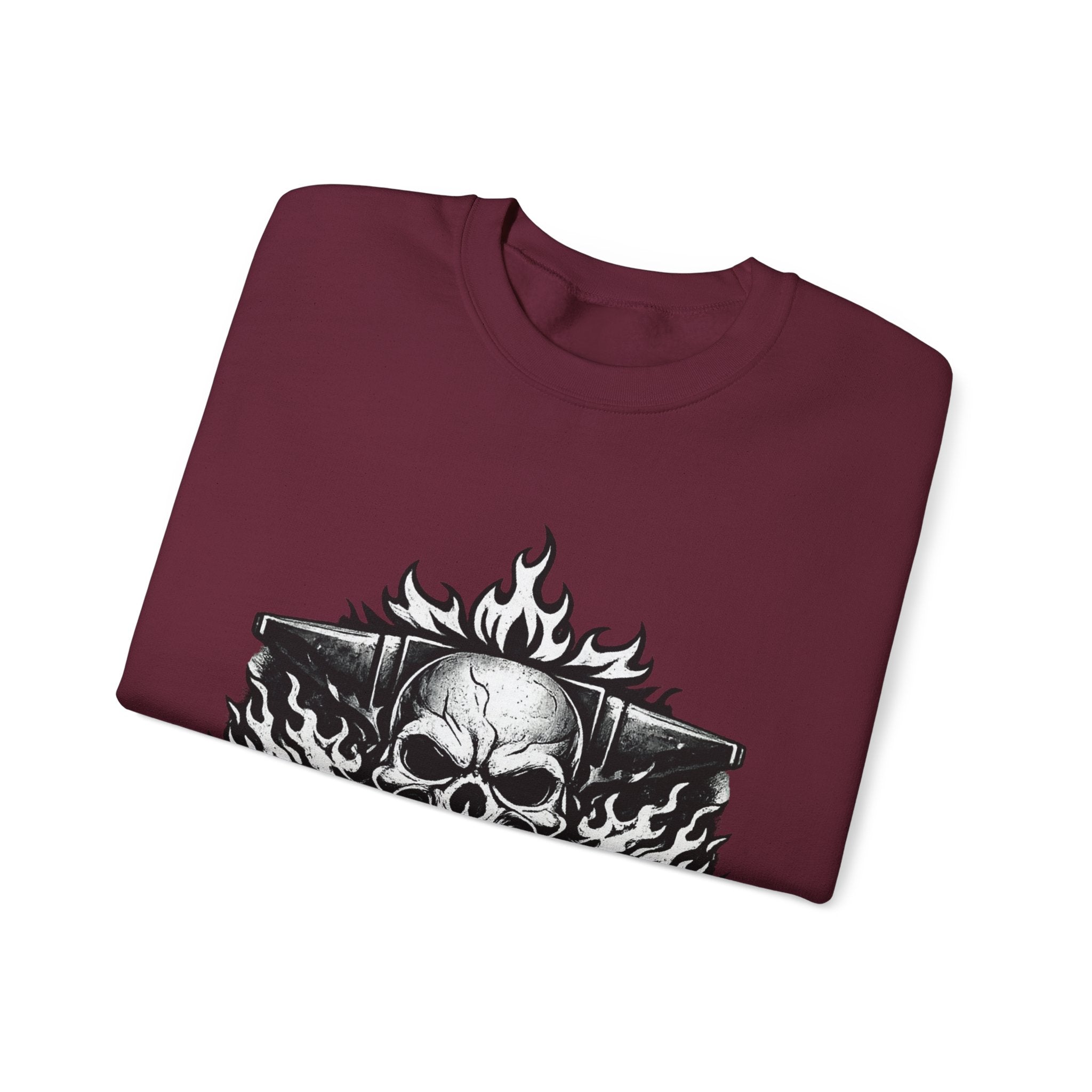 Strength Furnace Crewneck Sweatshirt — "Deadlift or Die" Gym Pullover