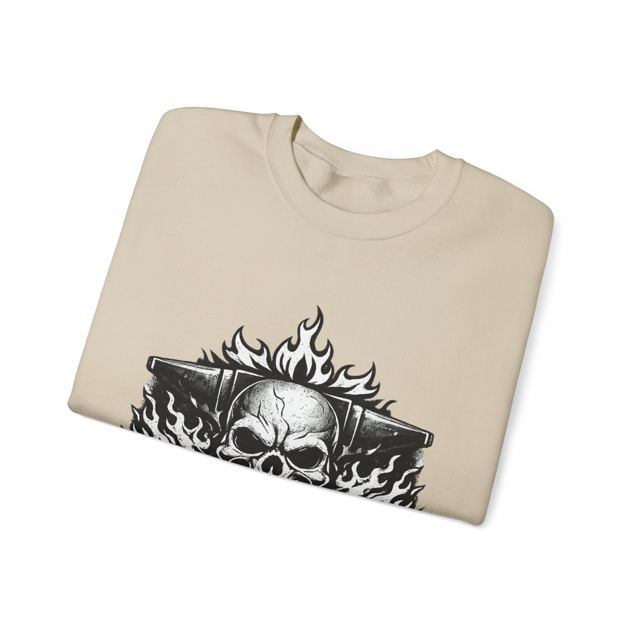 Strength Furnace Crewneck Sweatshirt — "Deadlift or Die" Gym Pullover