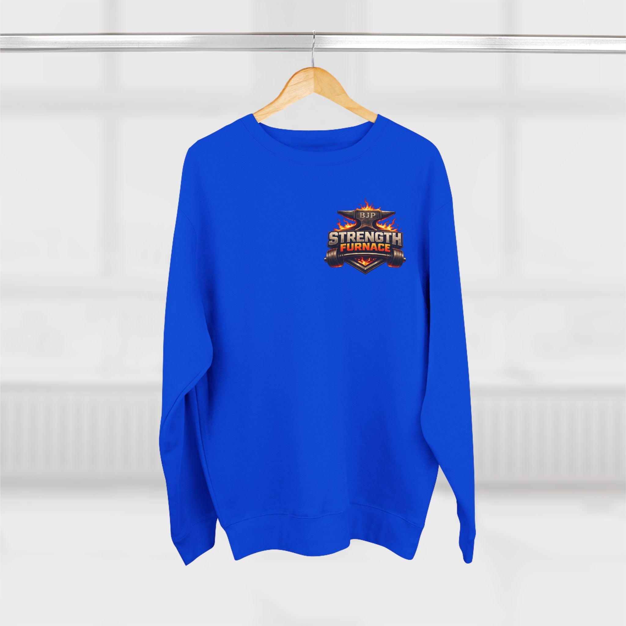 Crewneck Sweatshirt — Strength Furnace Motivational Gym Sweatshirt
