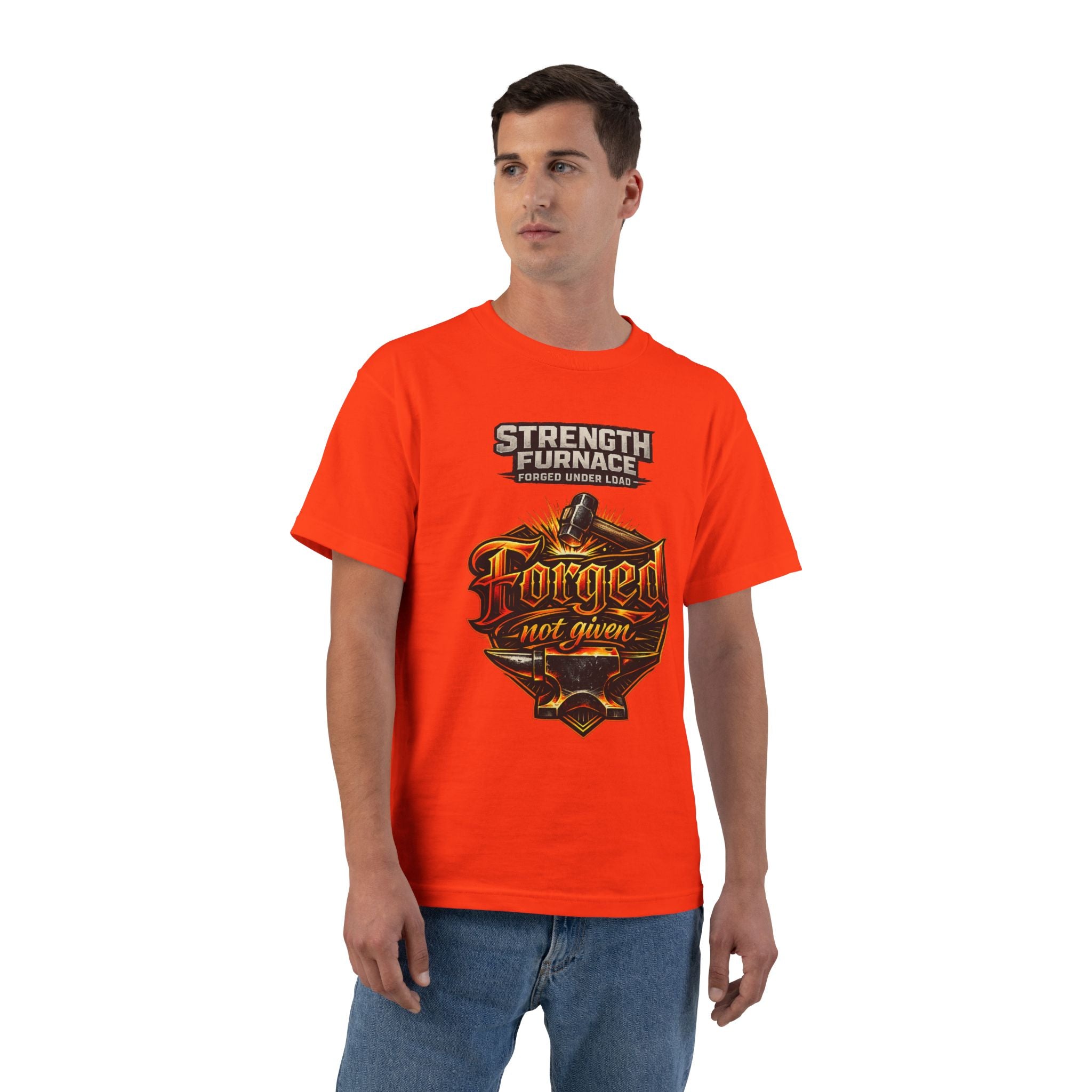 Strength Furnace 'Forged Not Given' T-Shirt — We Lifting Joog Weightlifting Tee