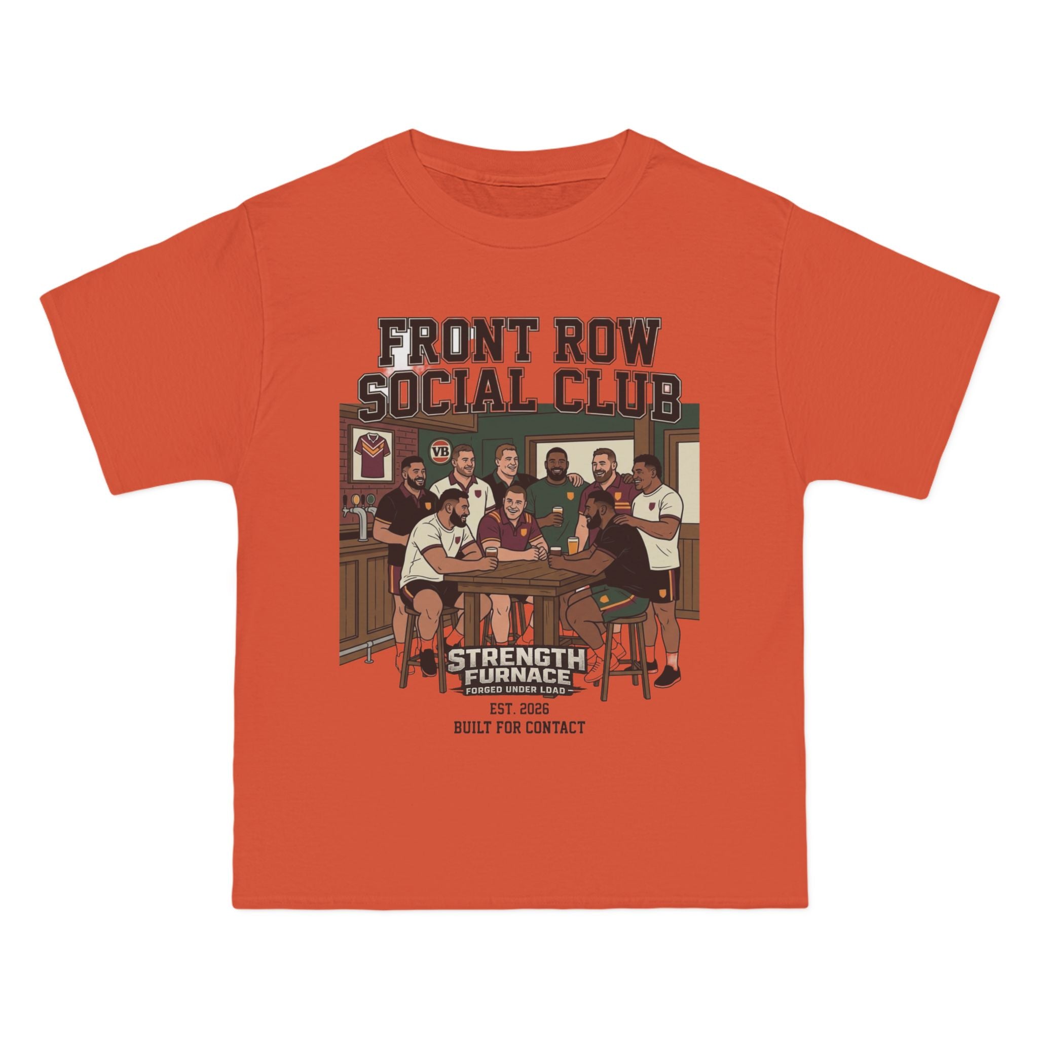 Front Row Social Club T-Shirt — Vintage Rowers Club Graphic Tee
