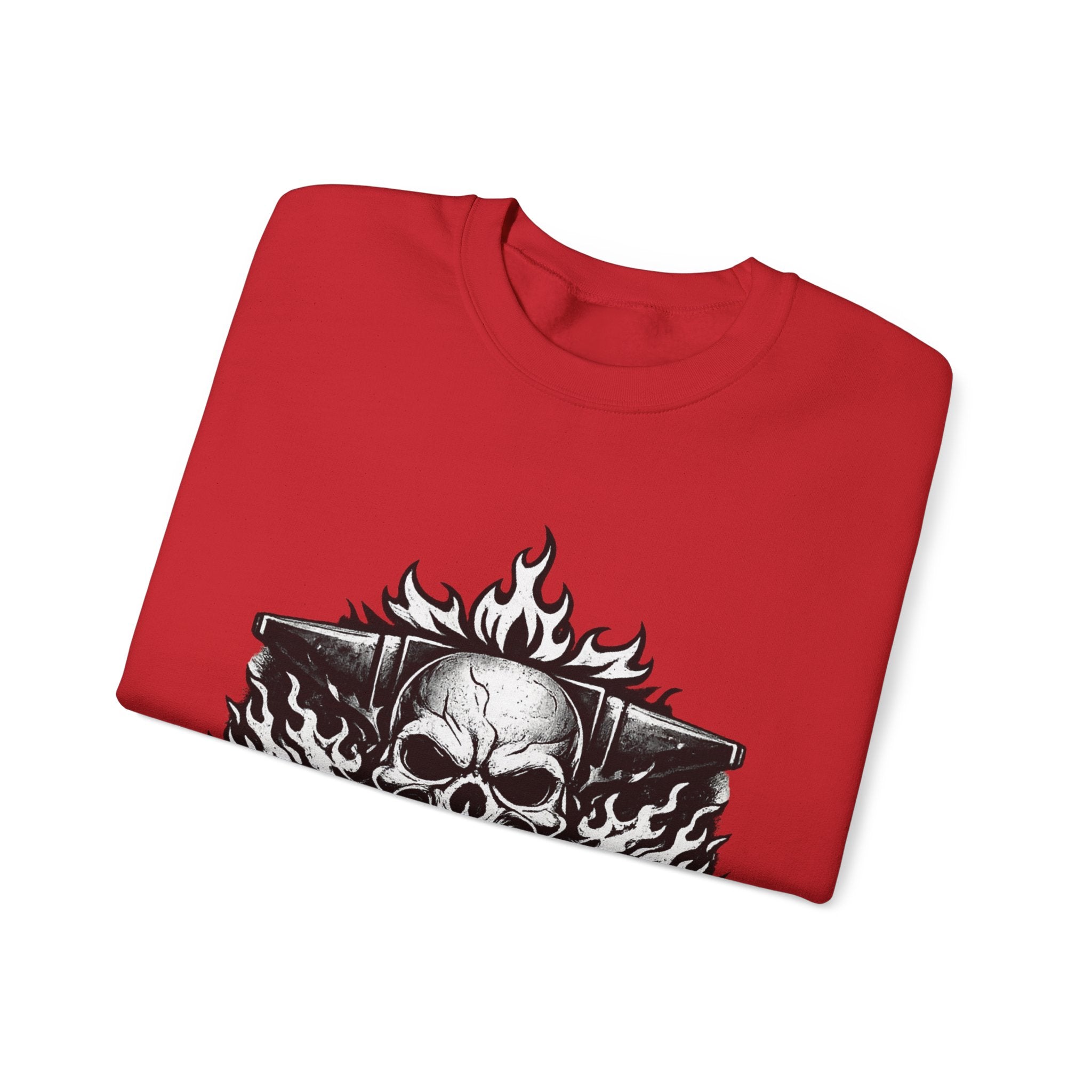 Strength Furnace Crewneck Sweatshirt — "Deadlift or Die" Gym Pullover