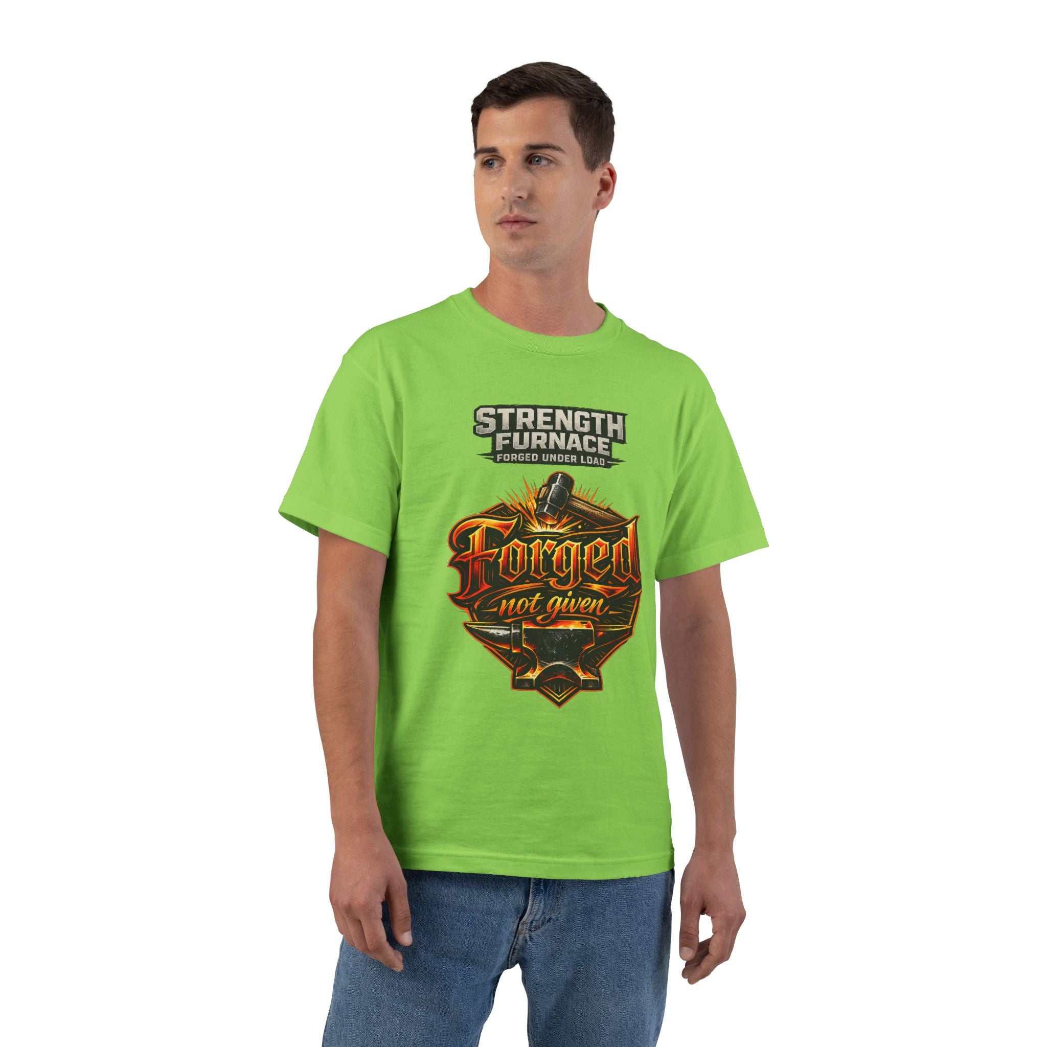 Strength Furnace 'Forged Not Given' T-Shirt — We Lifting Joog Weightlifting Tee