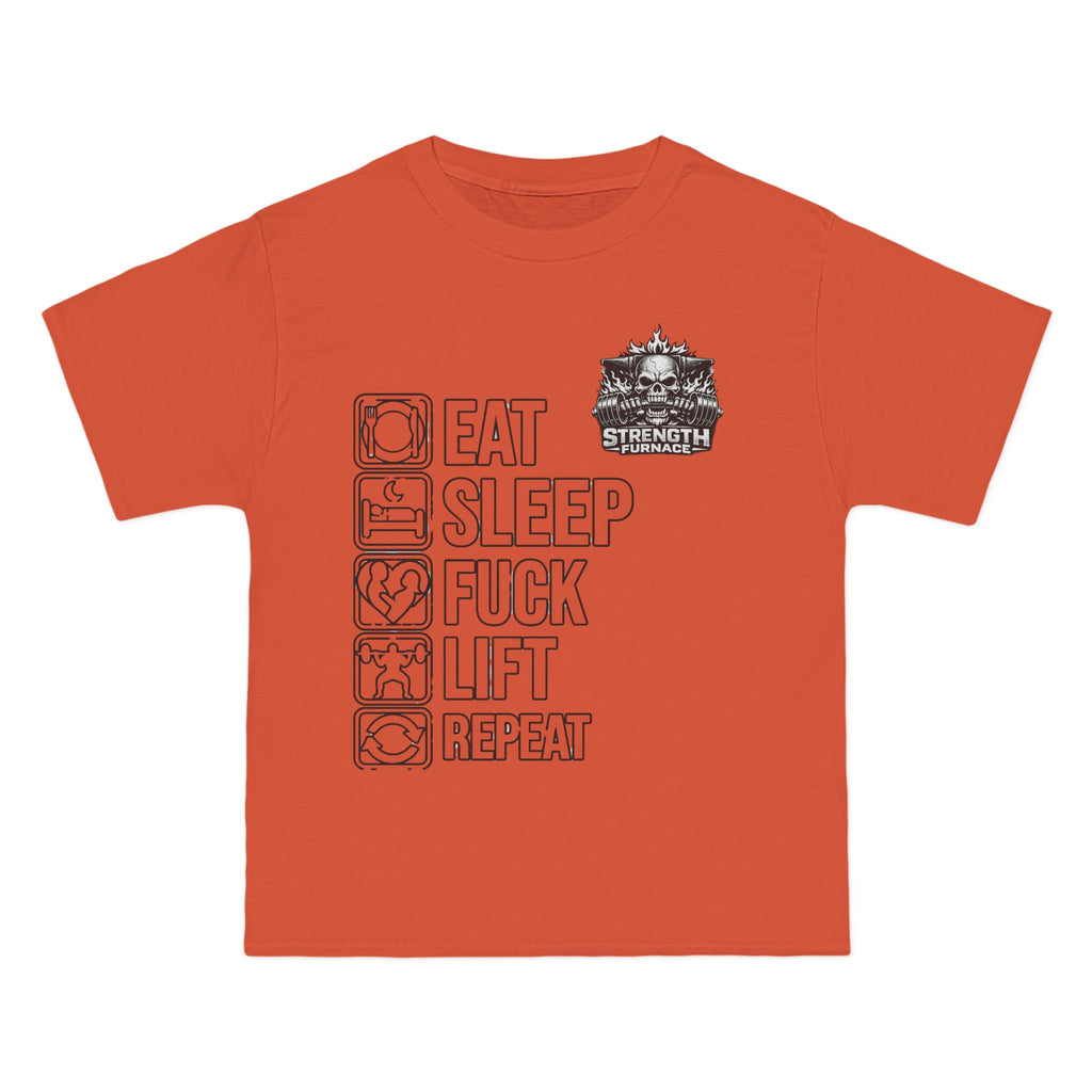 Eat Sleep Fuck Lift Repeat T-Shirt — Gym Humor Workout Tee