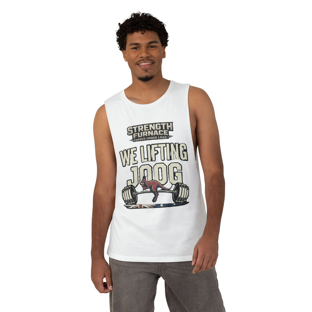 Strength Furnace 'We Lifting 100G' Gym Tank Top — Skull & Barbell Workout Shirt