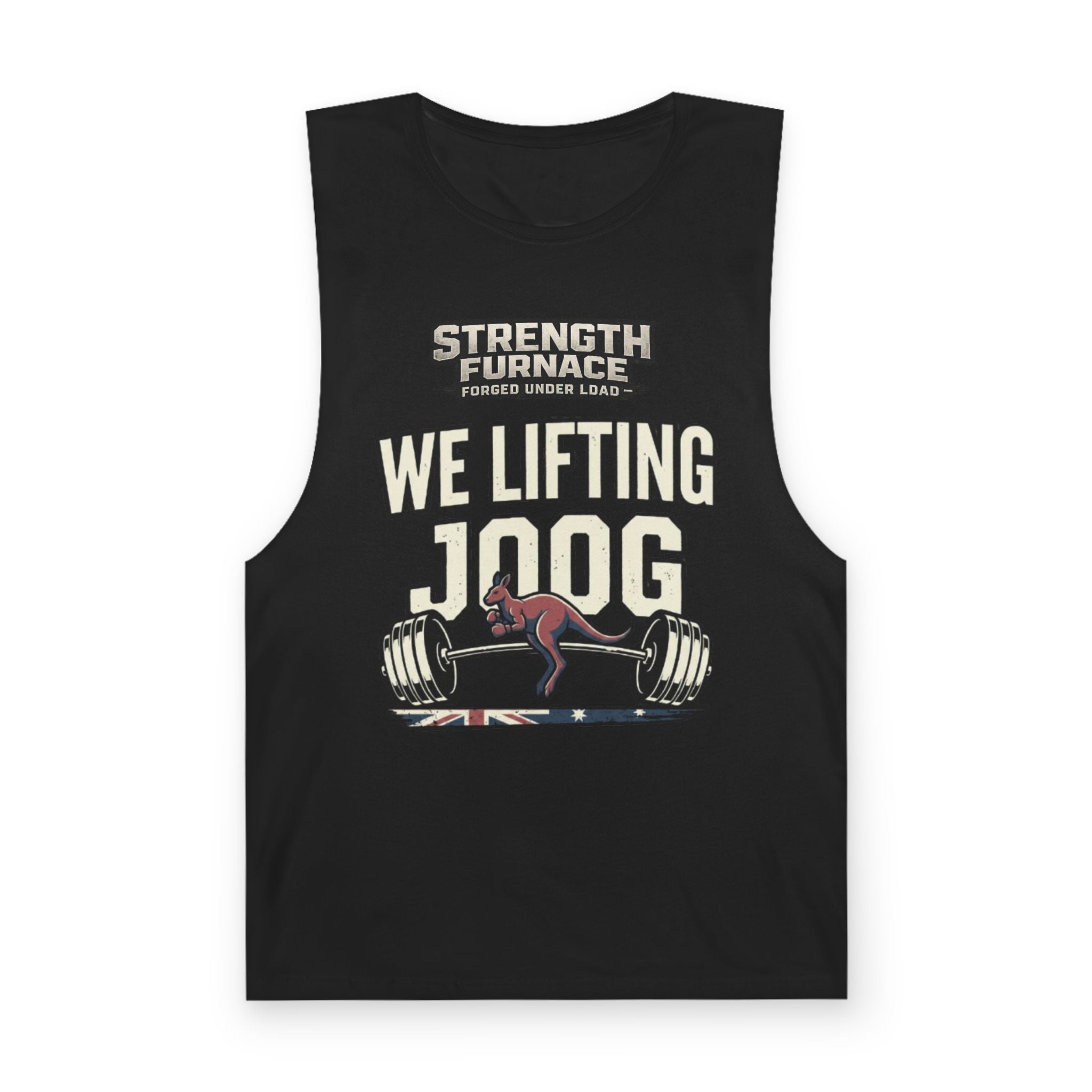 Strength Furnace 'We Lifting 100G' Gym Tank Top — Skull & Barbell Workout Shirt